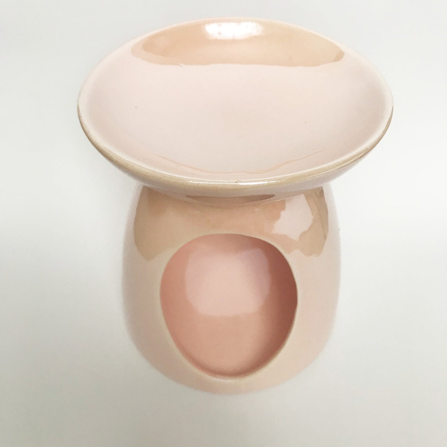 Pink Pearl Ceramic Oil Burner - Wax Melt Burner, Home Decor, Home Living, Candle Warmers, Wax Warmer, Homeware, Essential Oils, Calming