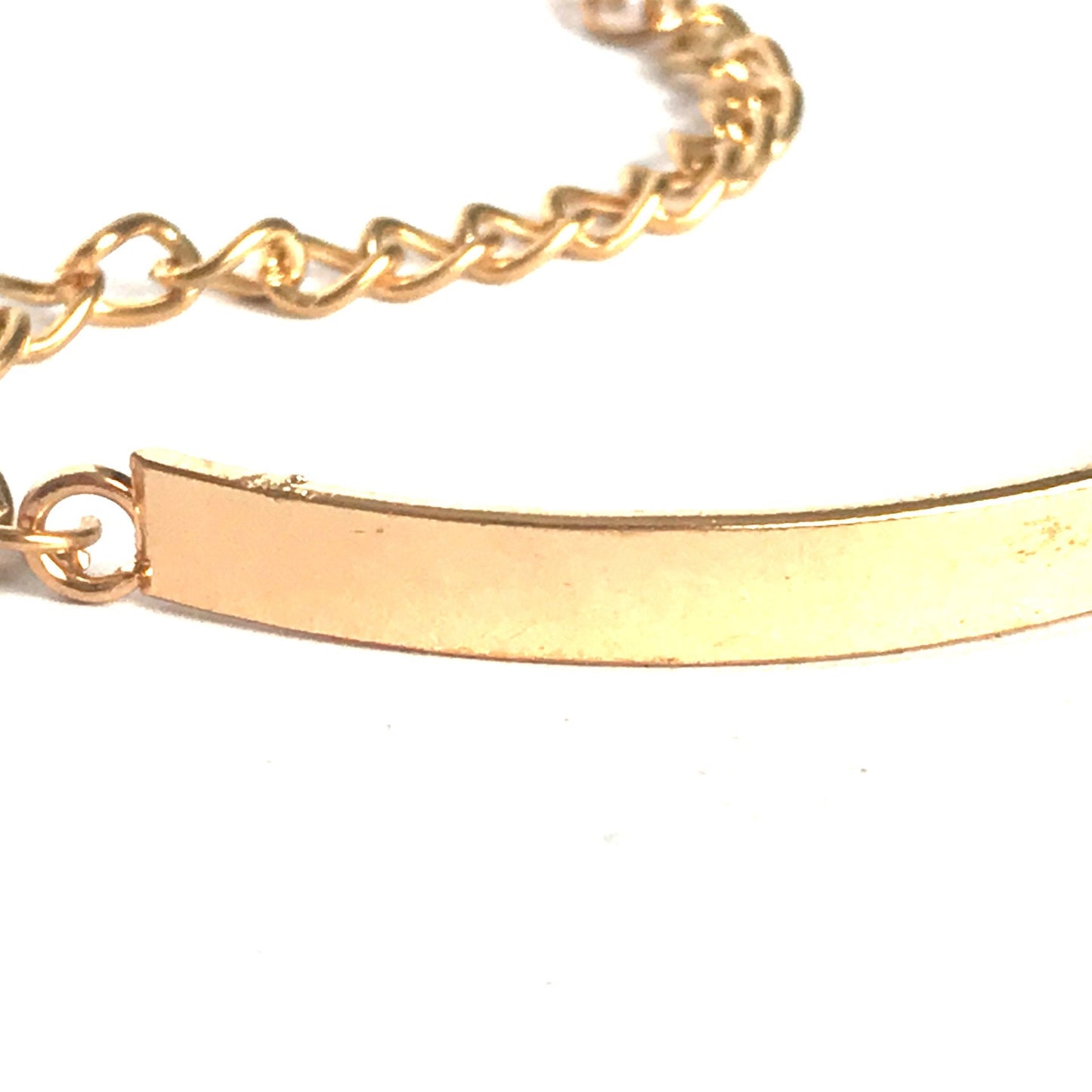 Fine Jewellery Gold Plated Bracelet - Gold Jewellery, Accessories, Fine Bracelet, Gold Curve Bracelet, Gold Chain Bracelet, Gold Bracelet