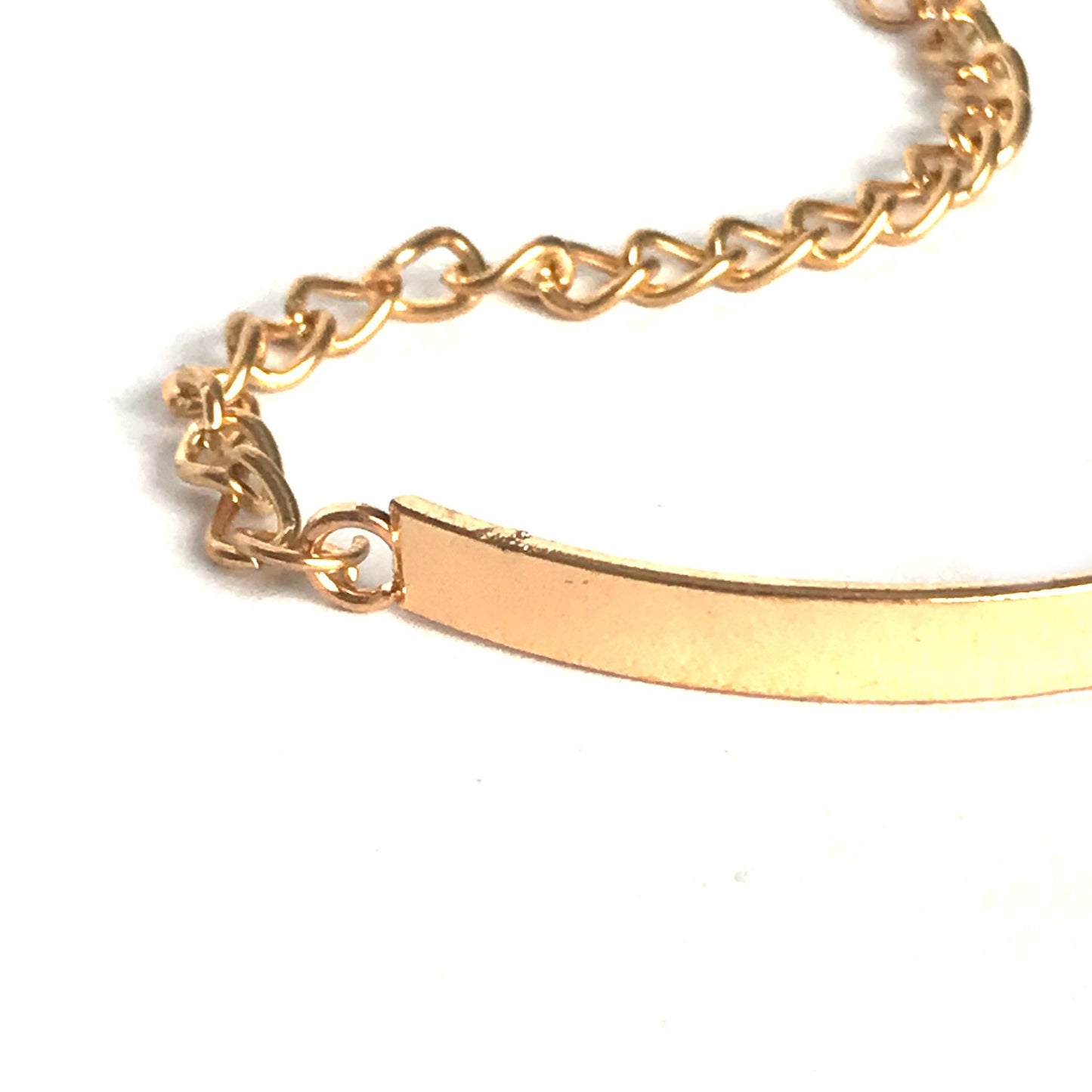 Fine Jewellery Gold Plated Bracelet - Gold Jewellery, Accessories, Fine Bracelet, Gold Curve Bracelet, Gold Chain Bracelet, Gold Bracelet