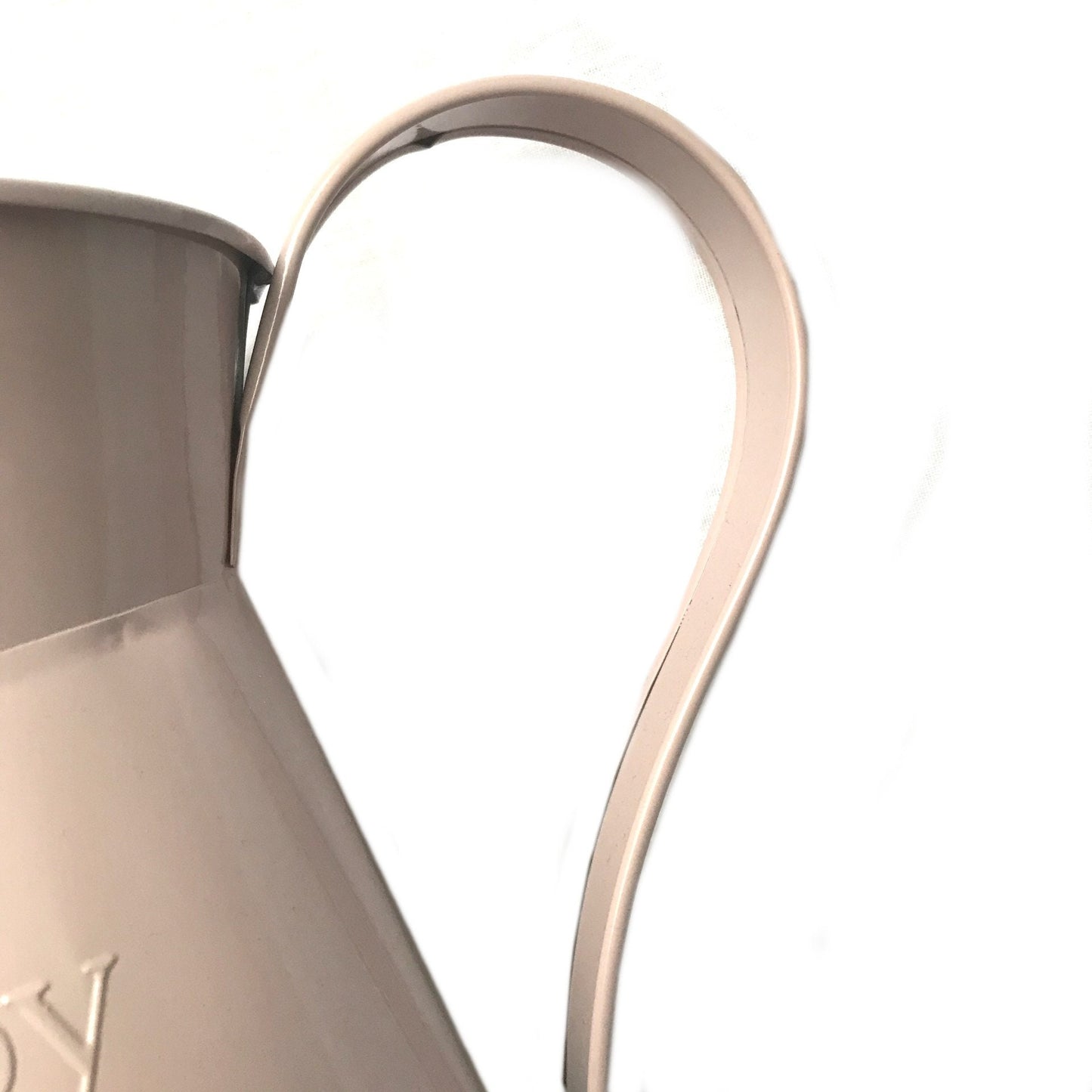 Metal Pink Jug - Enjoy the Moments Vase, Botanical Jug, Pink Vase, Metal Jug, Flower Arranging, Decorative Jug, Homeware, Flowers,Home Decor