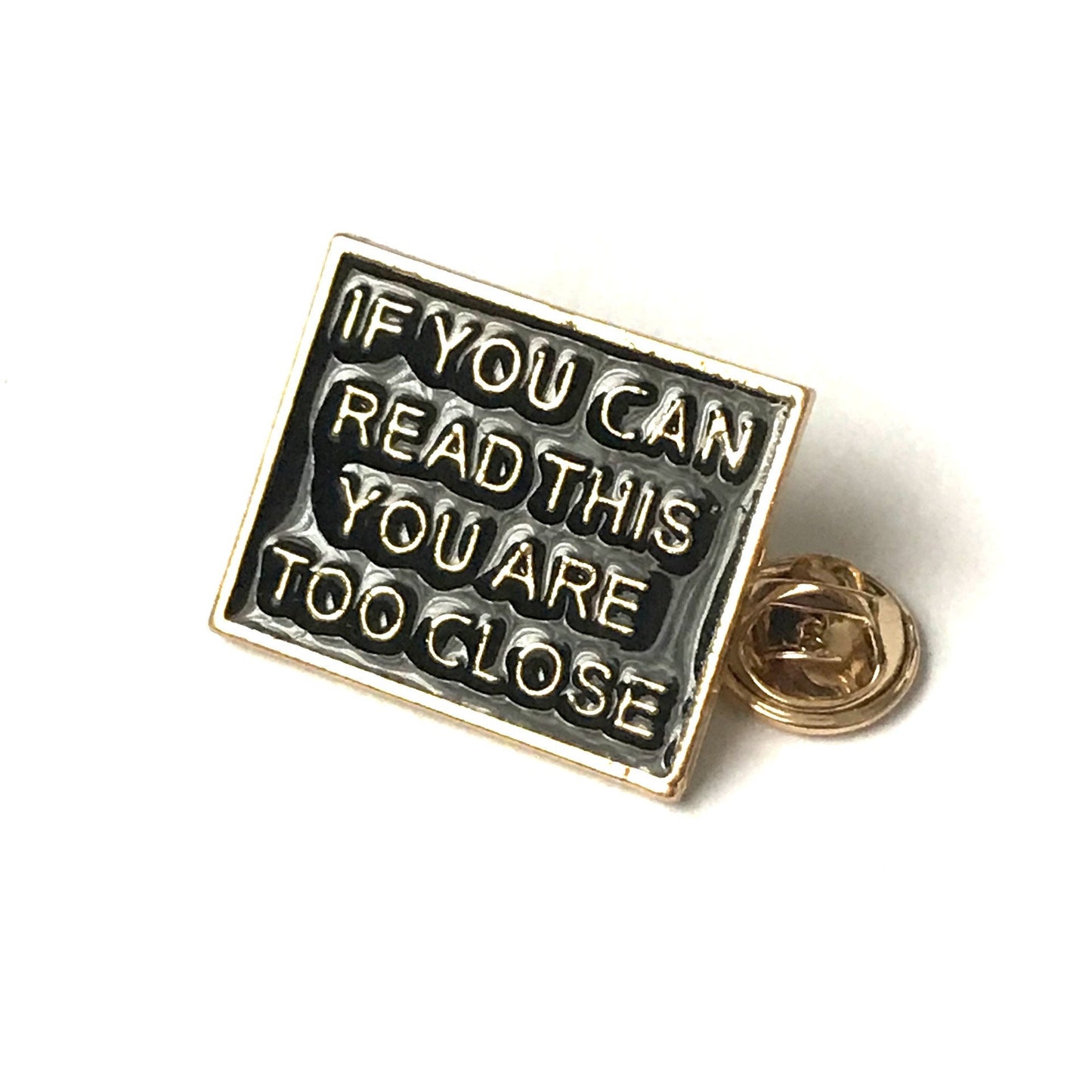 Social Distancing Brooch - Accessories, Clothes Pin, Funny Brooch, Funny Pin, Gold Brooch, Black Brooch, Clothes Clip, Clips, Jewellery