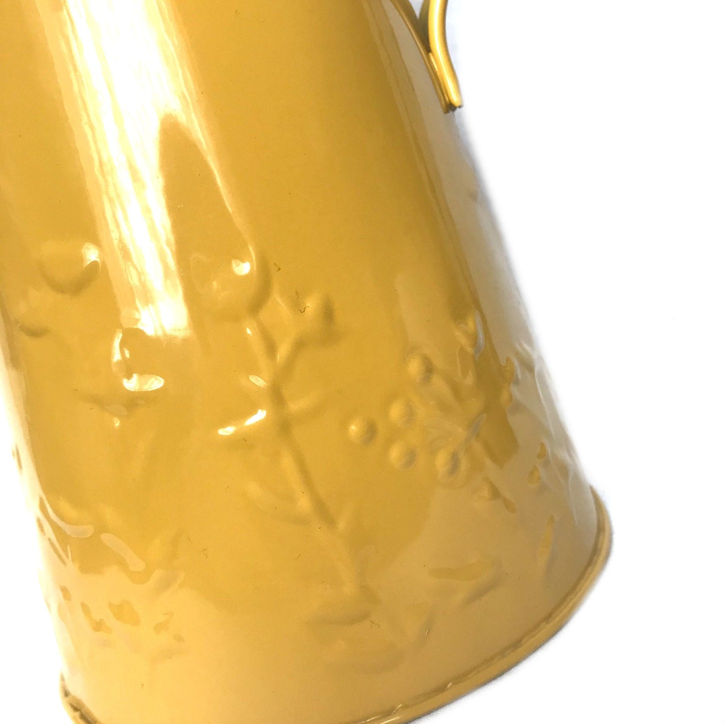 Metal Mustard Yellow Jug - Botanical Jug, Mustard Vase, Metal Jug, Flower Arranging, Decorative Jug, Homeware, Flowers,Home Decor
