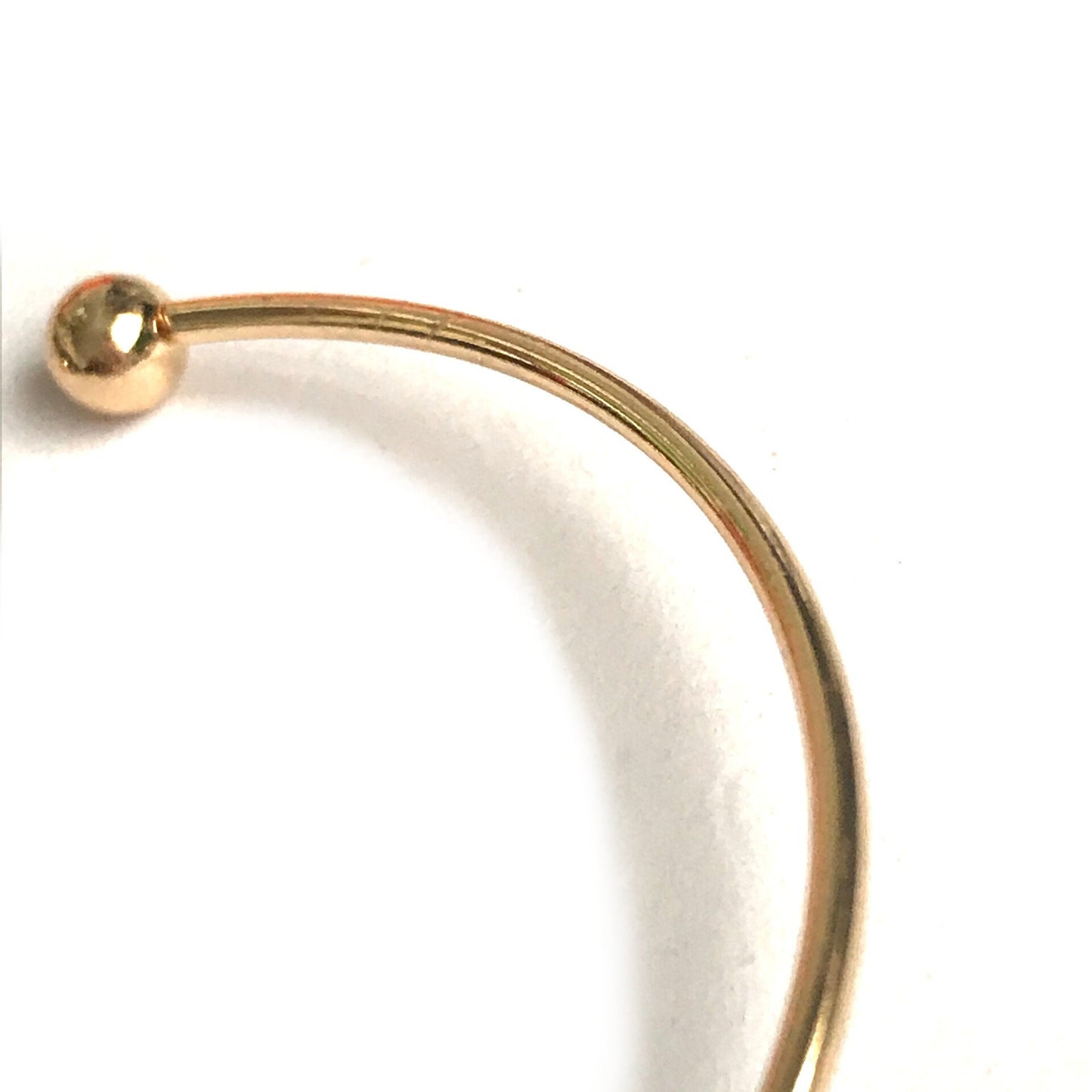 Gold Shell Bangle Bracelet
