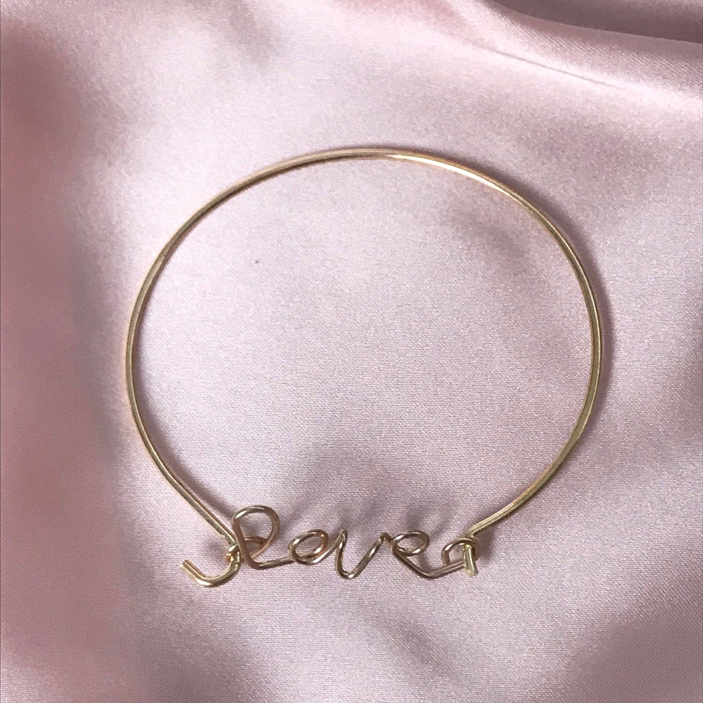 Love Bangle Bracelet - Gold Jewellery, Accessories, Gold Bangle, Bangle Jewellery,Minimal Bangle Bracelet,Gift For Her,Modern Jewelry