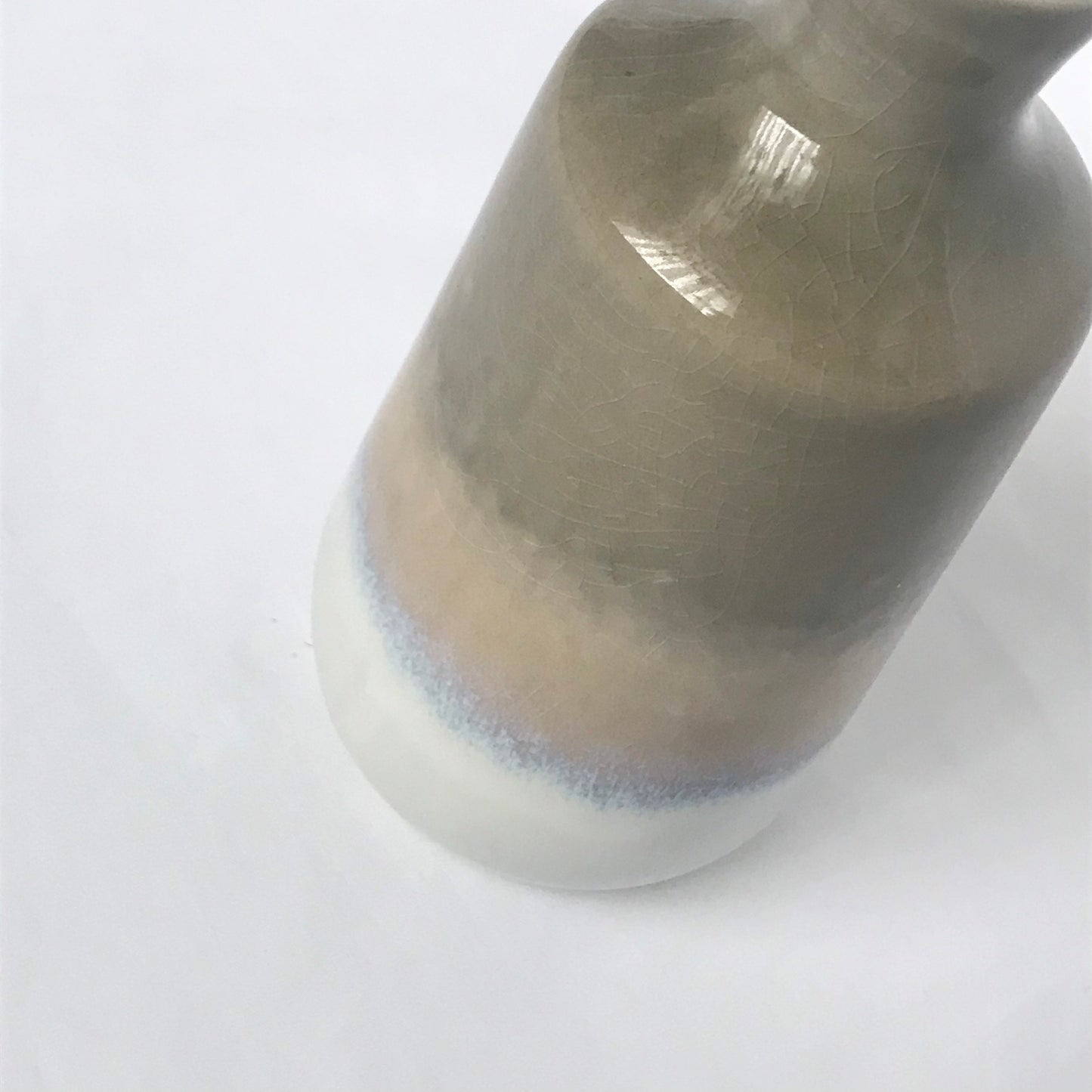Small Ceramic Reactive Glaze Vase - Beach Vase, Bud Vase, Decorative Bottle, Homeware, Flowers, Seaside Decor,Beach Decor,Home Decor