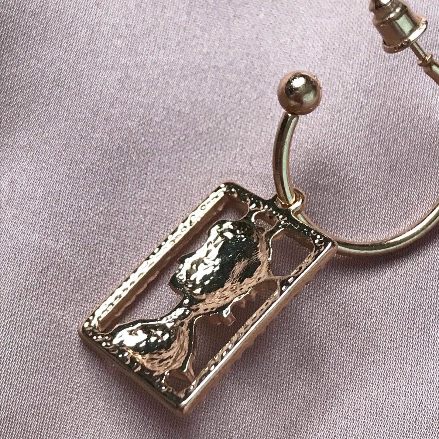 Silhouette Hollow Out Face Charm Drop Earrings - Feminist Earrings, Abstract Face Earrings,Hanging Jewellery, Accessories, Figure Earrings