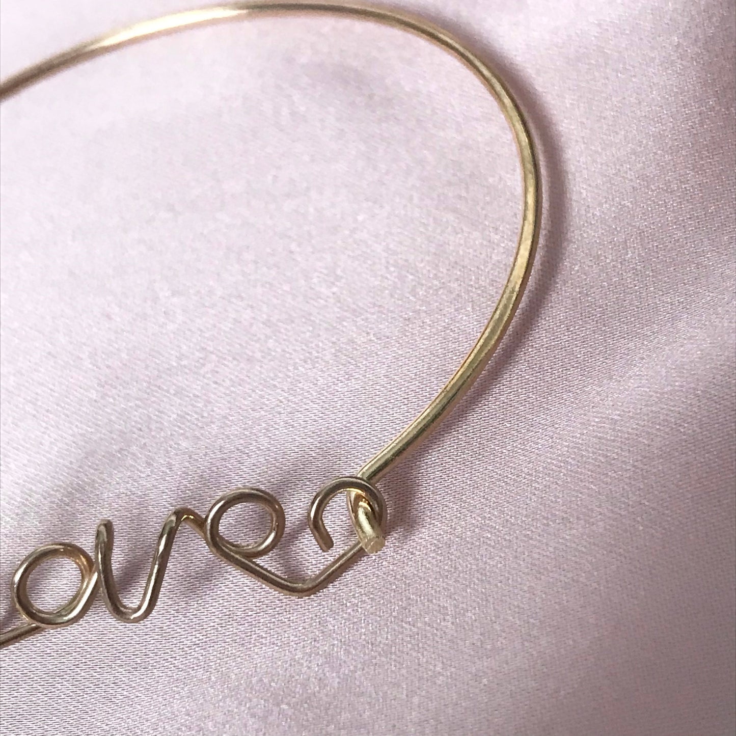 Love Bangle Bracelet - Gold Jewellery, Accessories, Gold Bangle, Bangle Jewellery,Minimal Bangle Bracelet,Gift For Her,Modern Jewelry