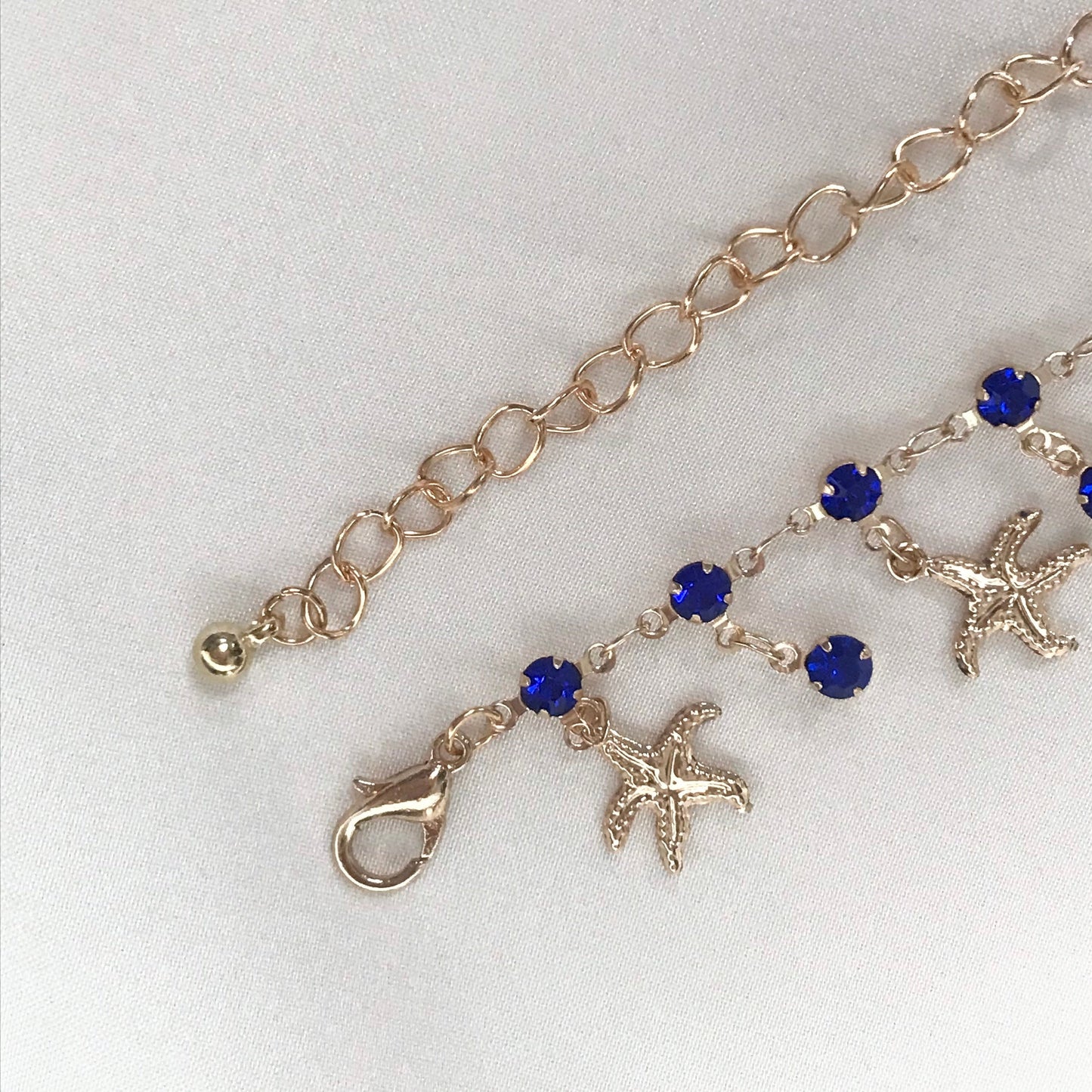 Blue Starfish Choker Necklace