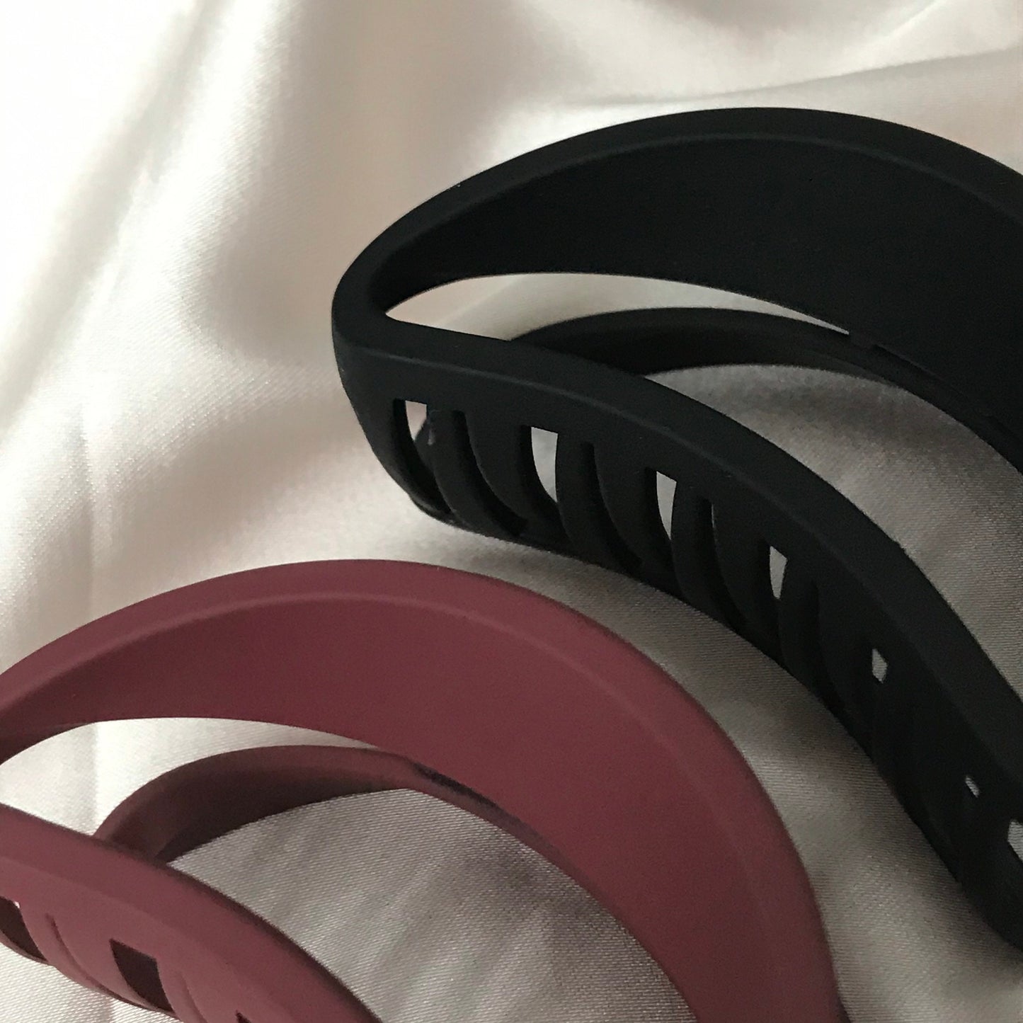 3 Hair Clamps - Hair Clip, Burgandy Hair Accessories, Black Hair Claw, Red Hair Claw, Fashion Acessories, Minimalistic Hair Clips, Neutral