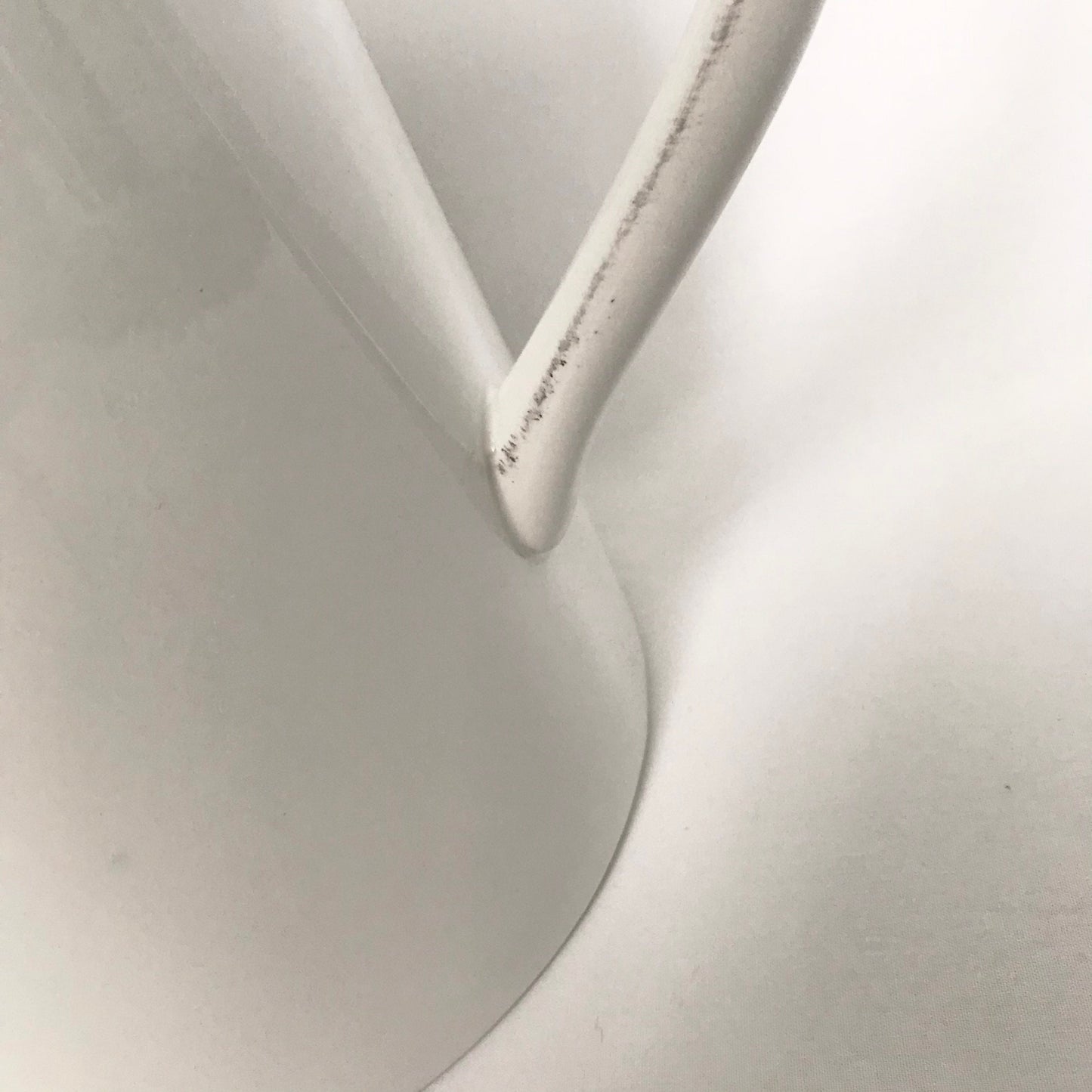Rustic White Heart Jug - White Jug, White Vase, White Ceramic Jug, Decorative Jug, Homeware, Home Decor, Tall Jug, Tall Vase, Ceramic Decor