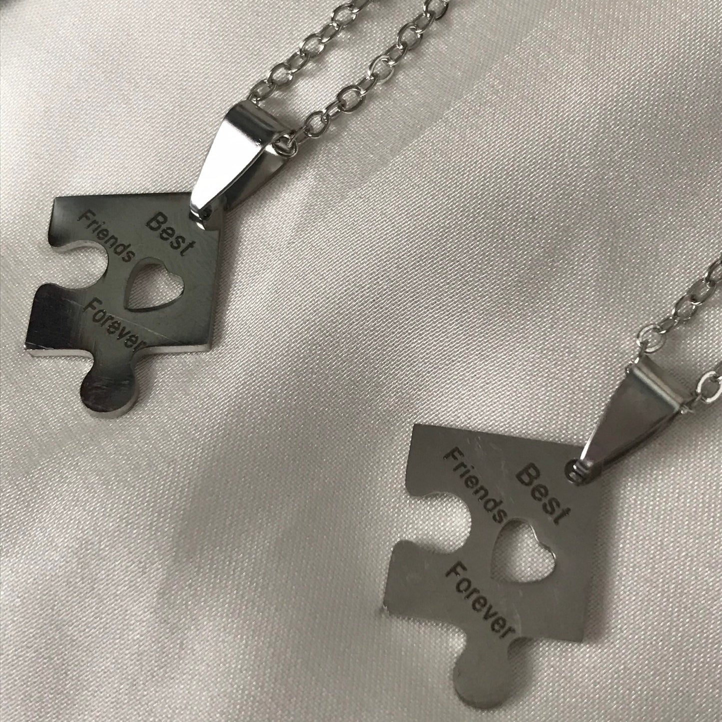 4 Piece Friendship Necklace Set - Bestie Necklace, Matching Necklaces, 4 Best Friends Necklace, Four Piece Friendship Necklace Set, Gift