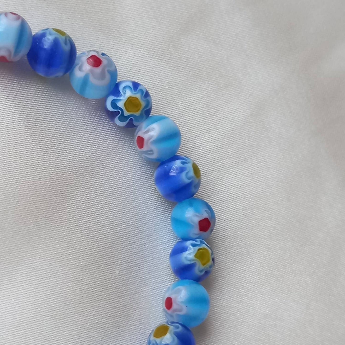 Blue Bead Charm Bracelet - Bead Jewellery, Blue Accessories, Charm Bracelet, Bead Bracelet, Classy Bracelet, Cute Bracelet, Blue Jewelley