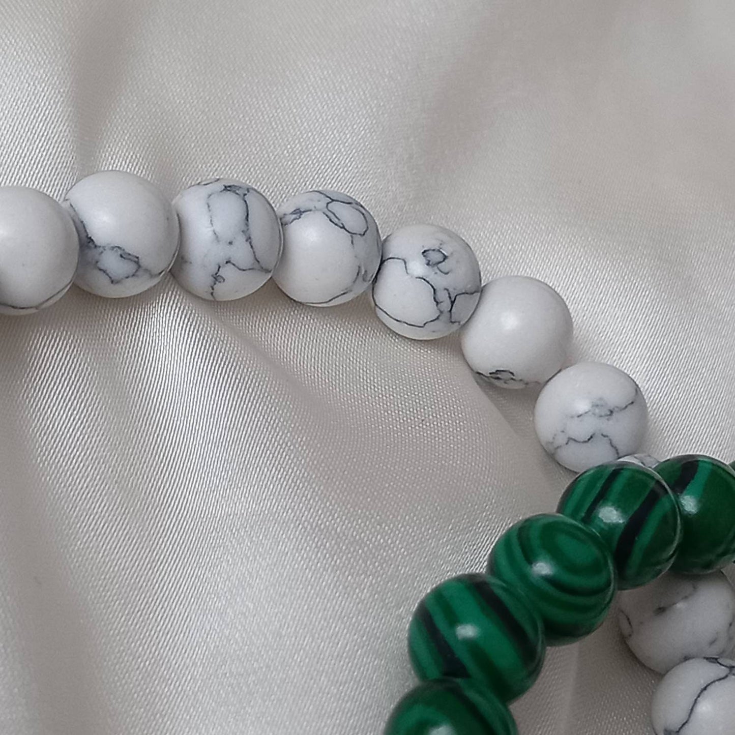 2 Matching Friendship Bead Bracelets - Bead Jewellery, Friendship Accessories, Bead Bracelets, Cute Bracelet, Black & Green Jewellery