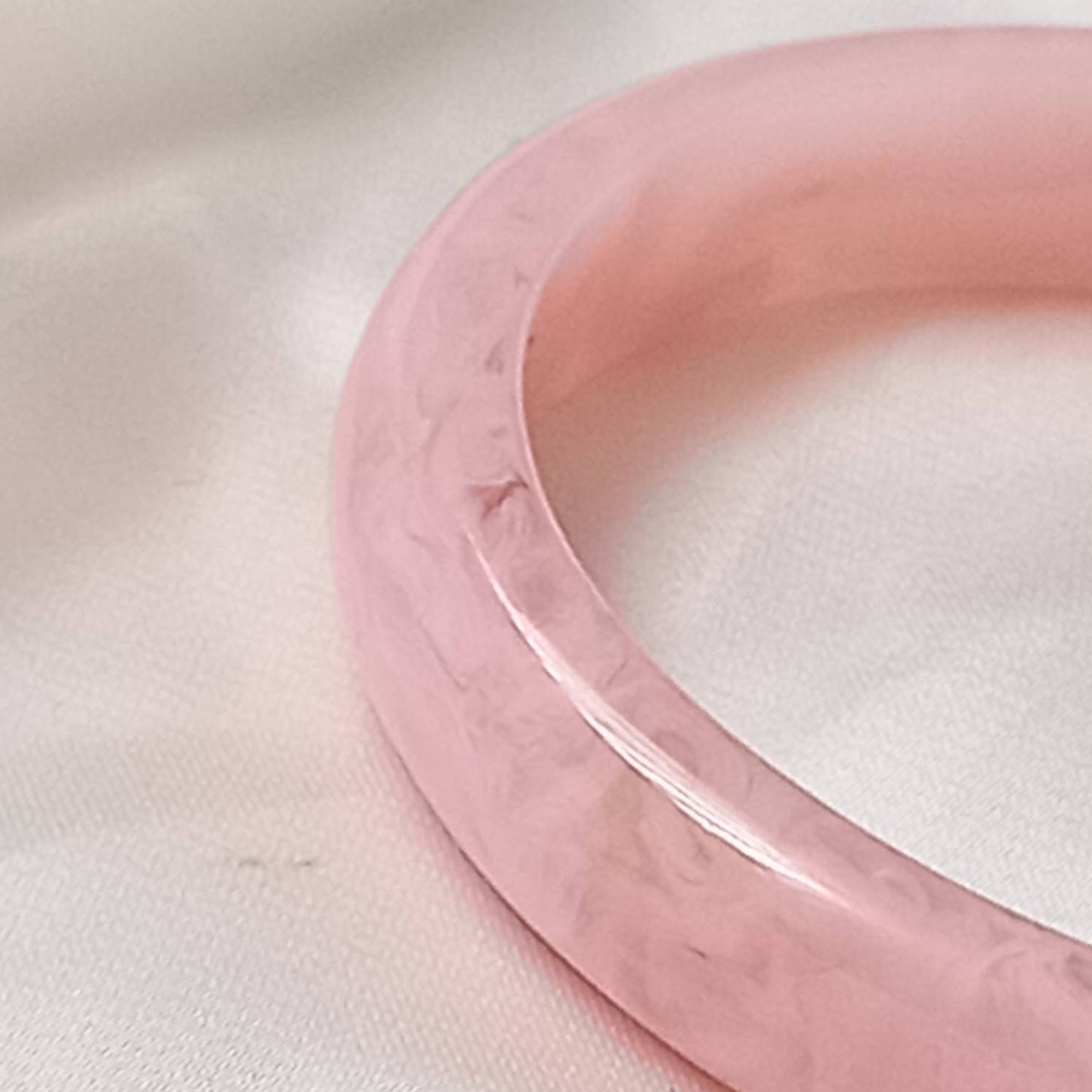 Chunky Baby Pink Resin Bracelet - Chunky Bracelet, Resin Bracelet, Baby Pink Bracelet, Thick Bracelet, Chunky jewellery, Resin Jewellery