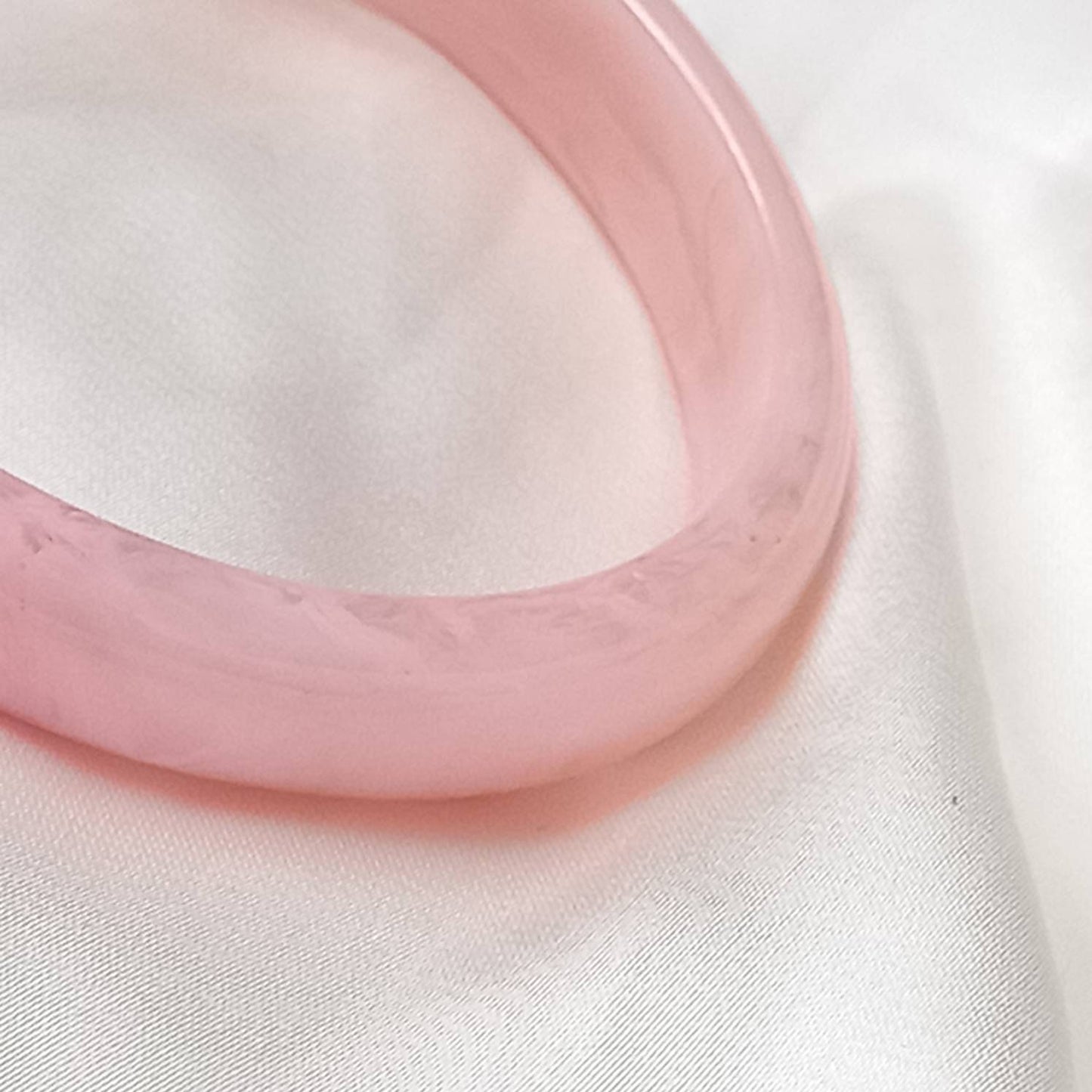 Chunky Baby Pink Resin Bracelet - Chunky Bracelet, Resin Bracelet, Baby Pink Bracelet, Thick Bracelet, Chunky jewellery, Resin Jewellery