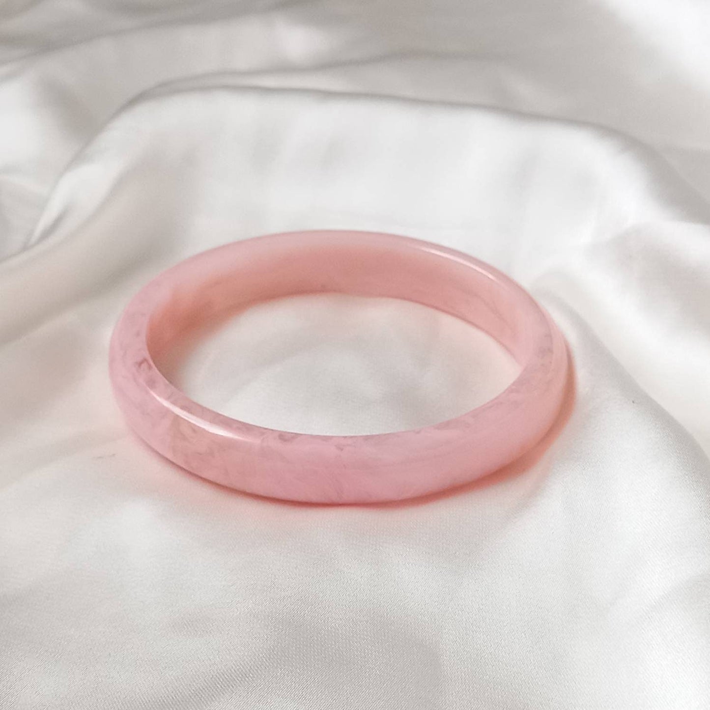 Chunky Baby Pink Resin Bracelet - Chunky Bracelet, Resin Bracelet, Baby Pink Bracelet, Thick Bracelet, Chunky jewellery, Resin Jewellery