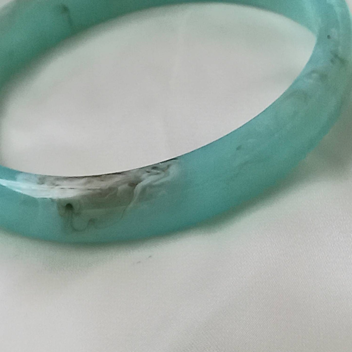 Chunky Blue Resin Bracelet - Chunky Bracelet,Resin Bracelet,Blue Bracelet,Thick Bracelet,Chunky jewellery,Resin Jewellery,Bangles In The UK