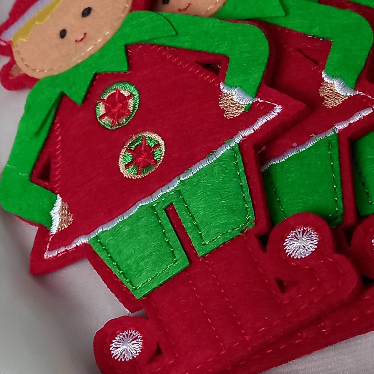 4 Christmas Elf Cutlery Holders - Christmas Table Decorations, Elf Cutlery Holders, Elf Decor, Xmas Decoration, Christmas Decorations