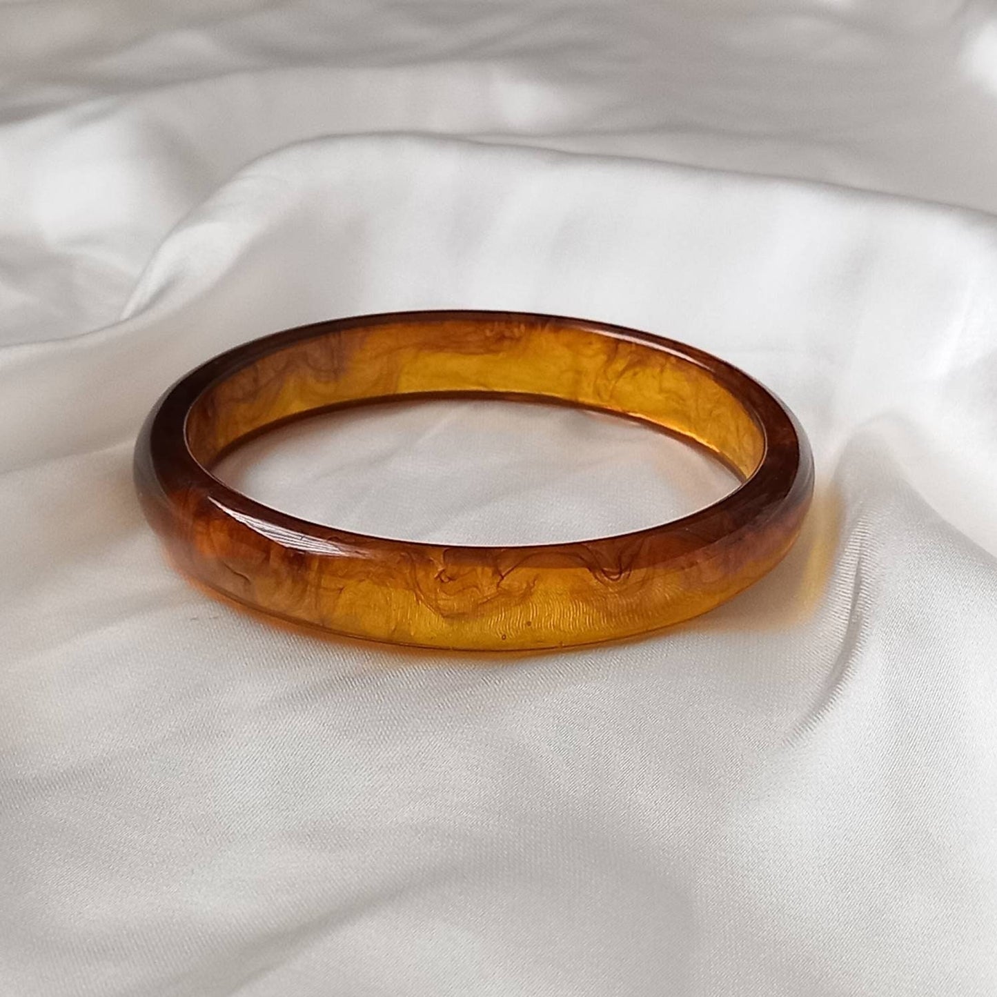 Chunky Resin Tortoiseshell Bracelet - Chunky Bracelet, Resin Bracelet, Brown Bracelet, Thick Bracelet, Chunky jewellery, Resin Jewellery