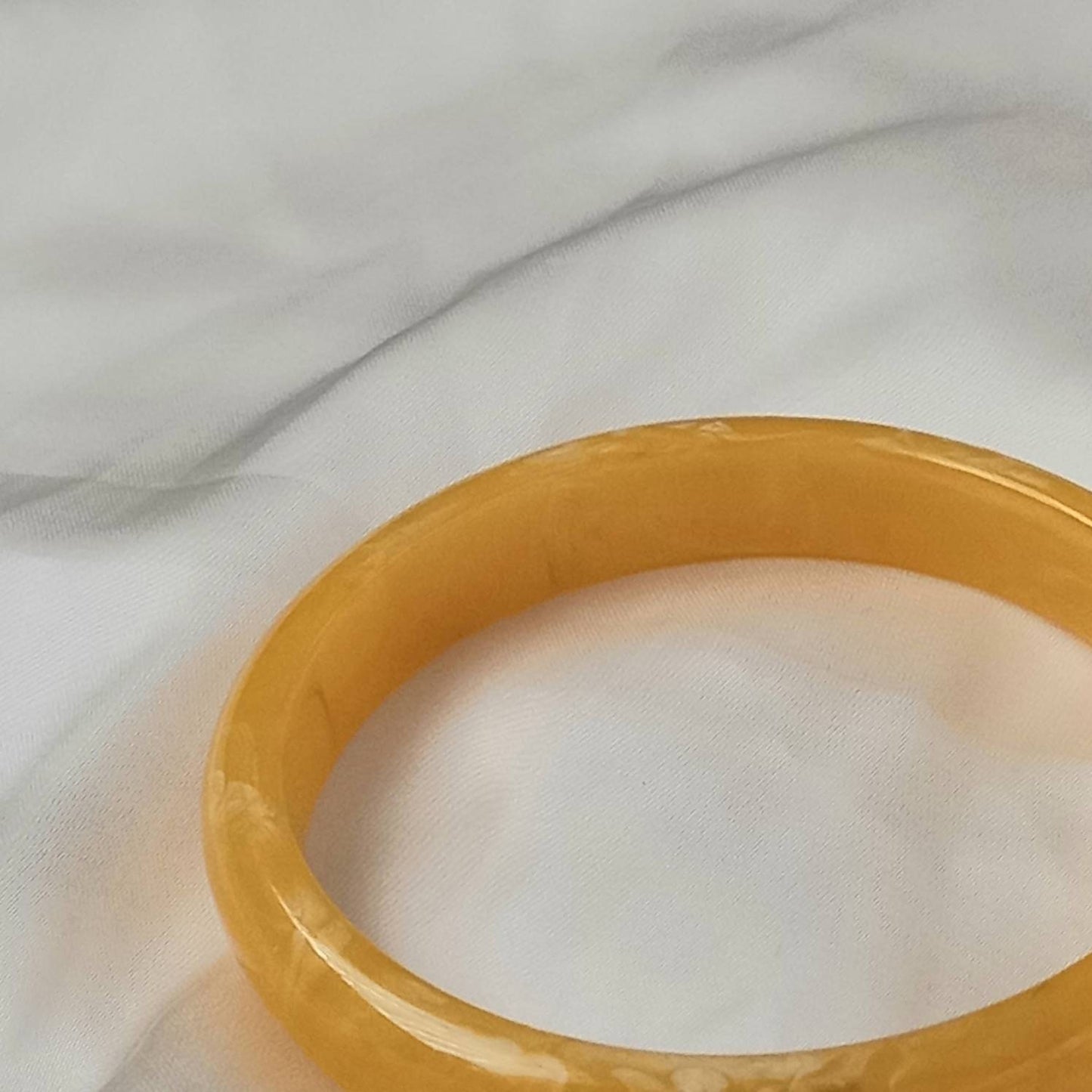 Chunky Orange Resin Bracelet - Chunky Bracelet, Resin Bracelet, Orange Bracelet, Thick Bracelet, Chunky jewellery, Resin Jewellery