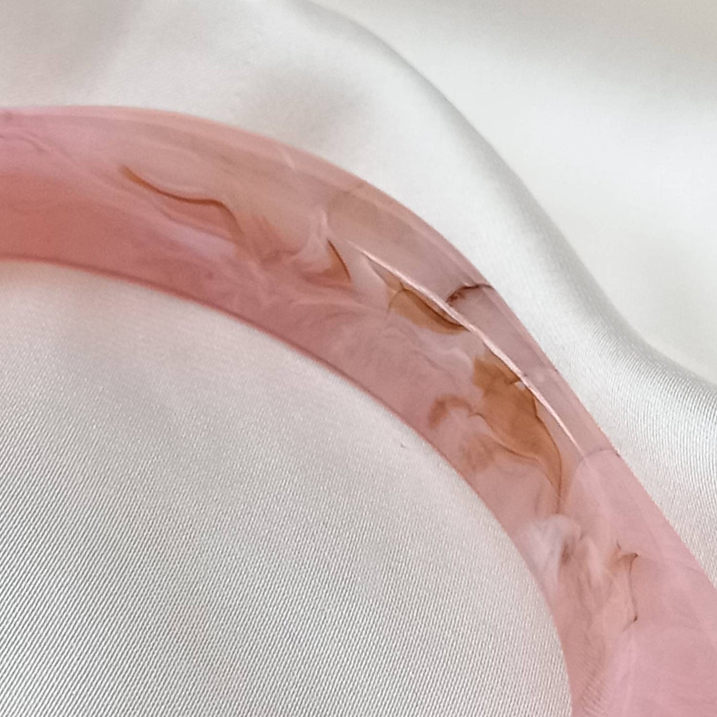 Chunky Square Baby Pink Resin Bracelet - Chunky Bracelet,Resin Bracelet,Baby Pink Bracelet,Thick Bracelet,Chunky jewellery,Resin Jewellery