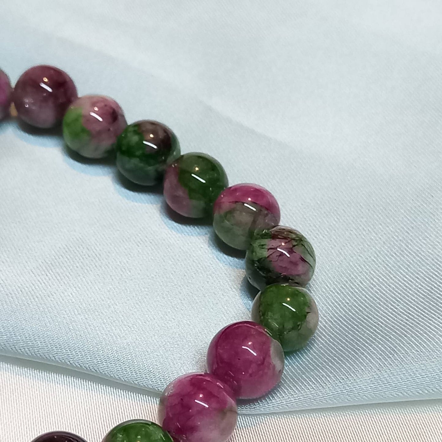 Green & Purple Bead Bracelets - Bead Jewellery, Bead Bracelets, Cute Bracelet, Purple Bracelet, Green Bracelet, Purple Beaded Bracelet