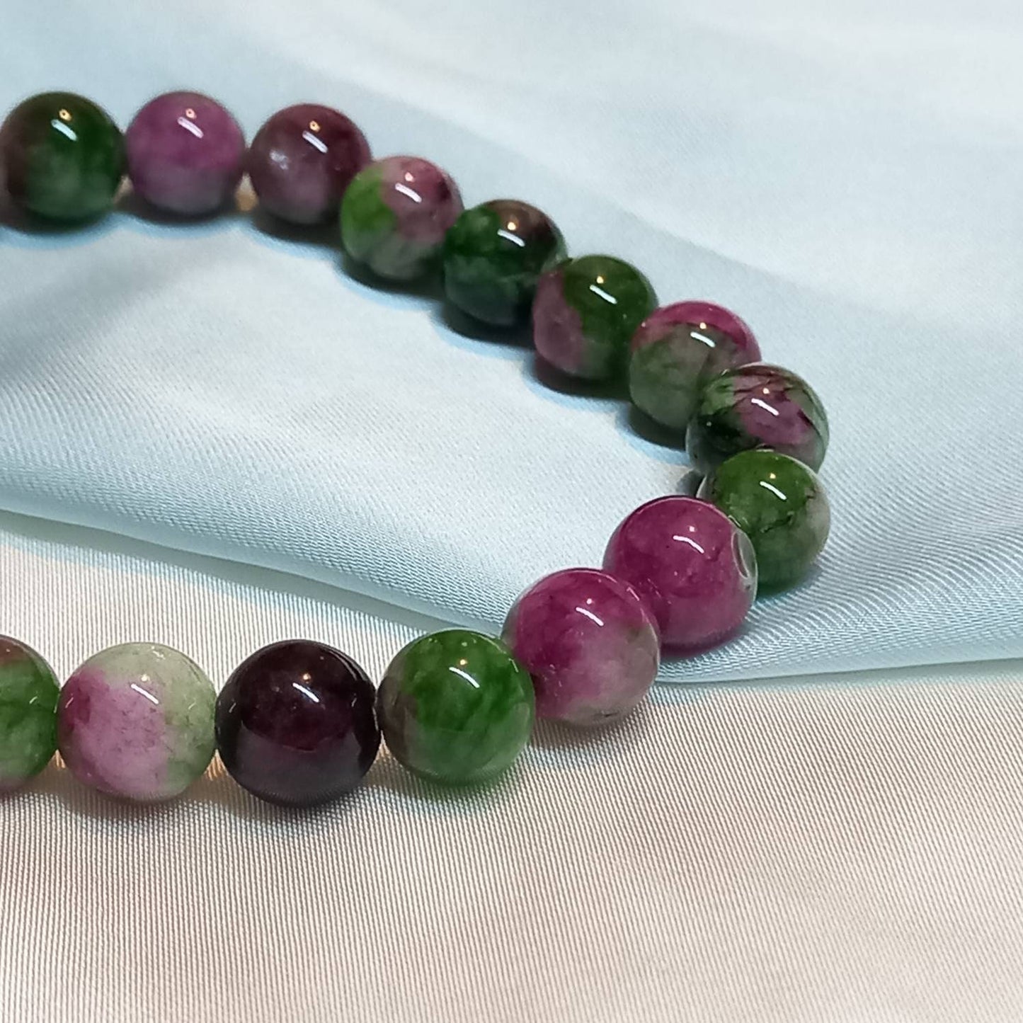 Green & Purple Bead Bracelets - Bead Jewellery, Bead Bracelets, Cute Bracelet, Purple Bracelet, Green Bracelet, Purple Beaded Bracelet