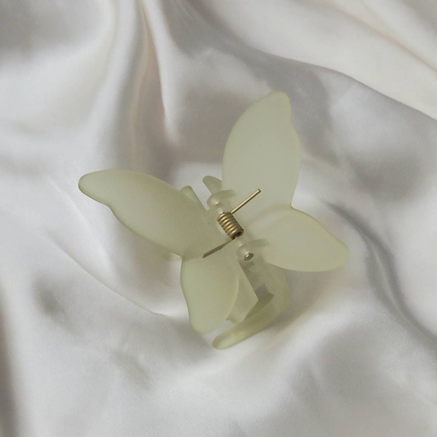 Butterfly Hair Clamp- Hair Clip, Yellow Hair Accessories, Yellow Hair Claw, Funky Hair Clip, Yellow Hair Clips In The UK, Butterflies