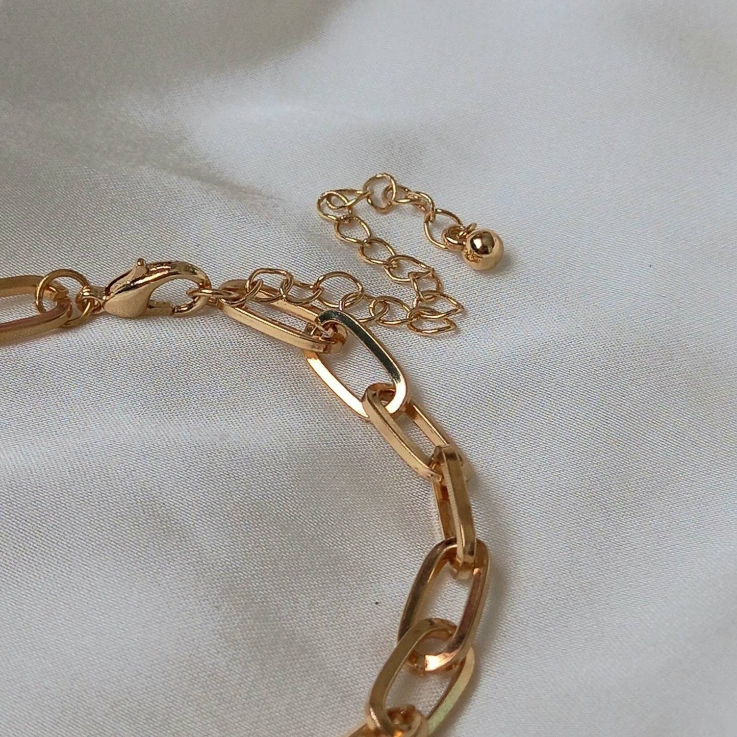 Pink & Gold Retro Heart Charm Bracelet - 70's Style Bracelet, Vintage Style, Charm Jewellery,Pink Accessories,Pink Jewellery,Gold Bracelet