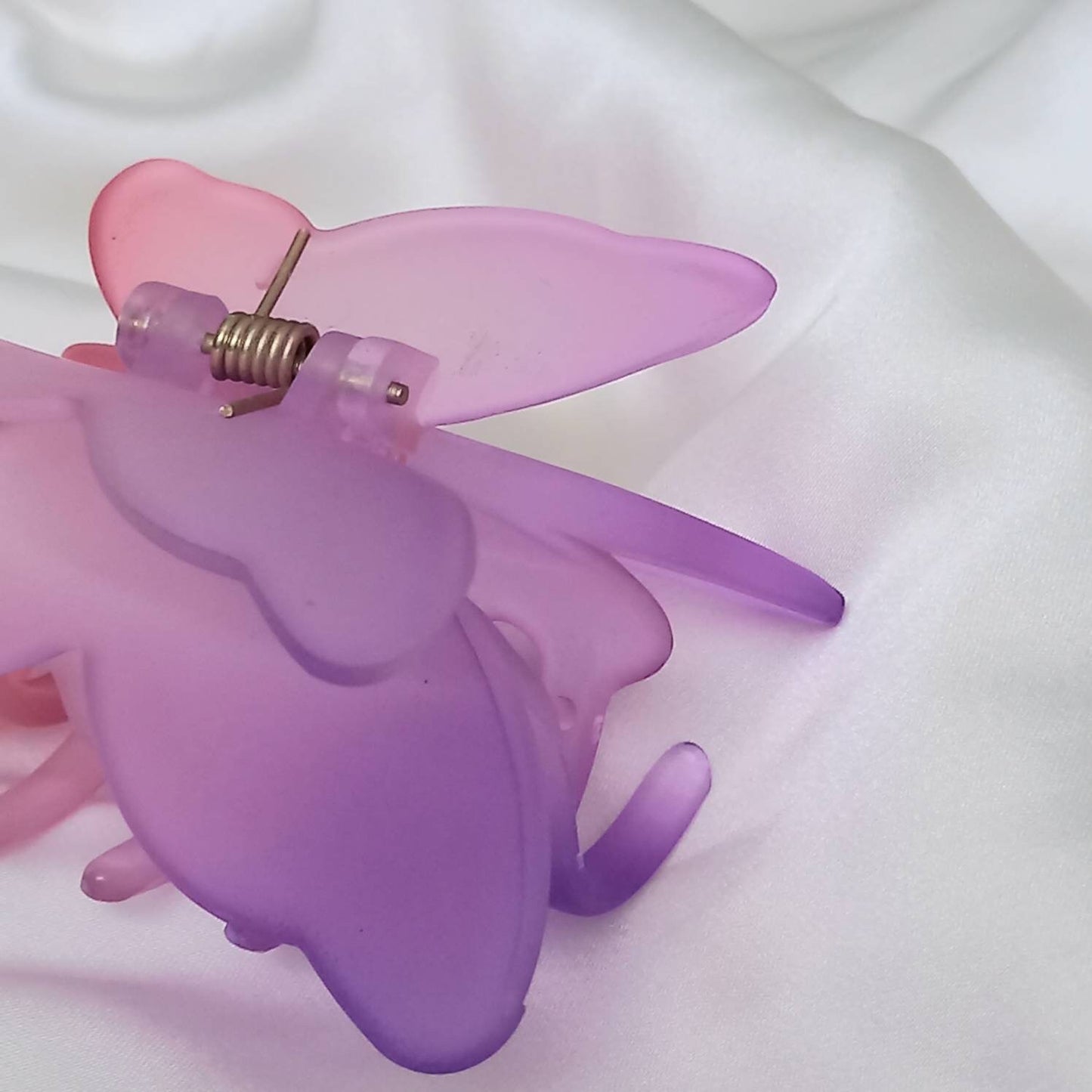 Butterfly Hair Clamp- Hair Clip, Pink Hair Accessories, Pink Hair Claw, Purple Funky Hair Clip, Purple Hair Clips In The UK, Butterflies