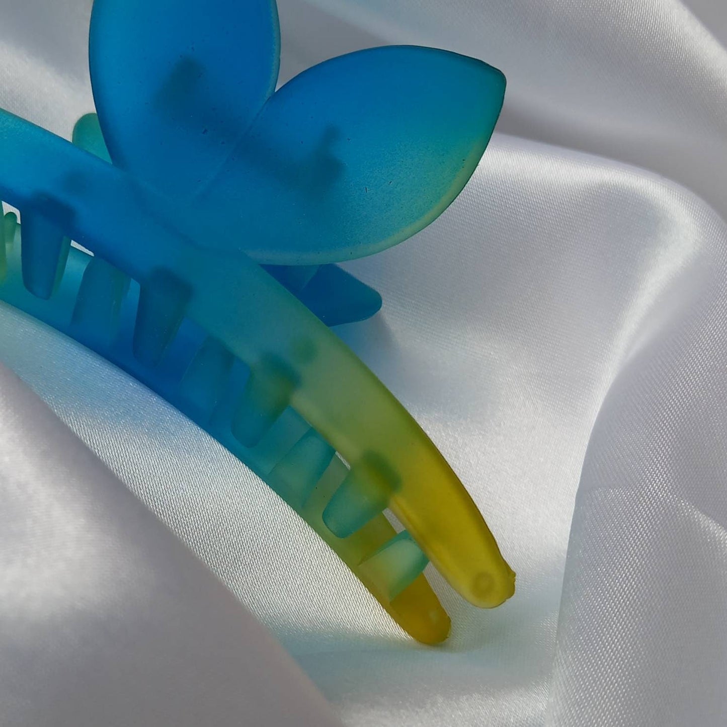 Butterfly Hair Clamp- Hair Clip, Blue Hair Accessories, Yellow Hair Claw, Funky Hair Clip, Blue Hair Clips In The UK, Butterflies