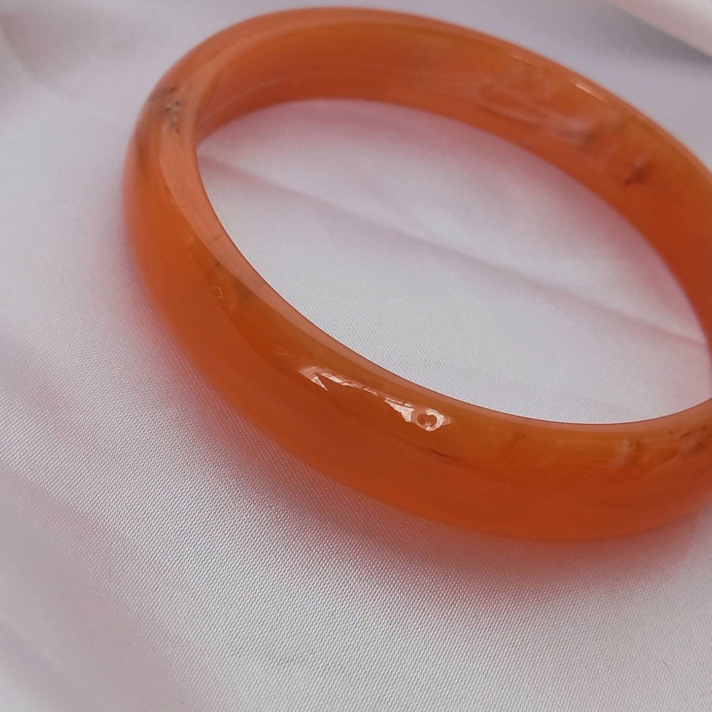 Chunky Orange Resin Bracelet - Orange Chunky Bracelet, Orange Resin Bracelet, Orange Bracelet, Chunky jewellery, Orange Resin Jewellery