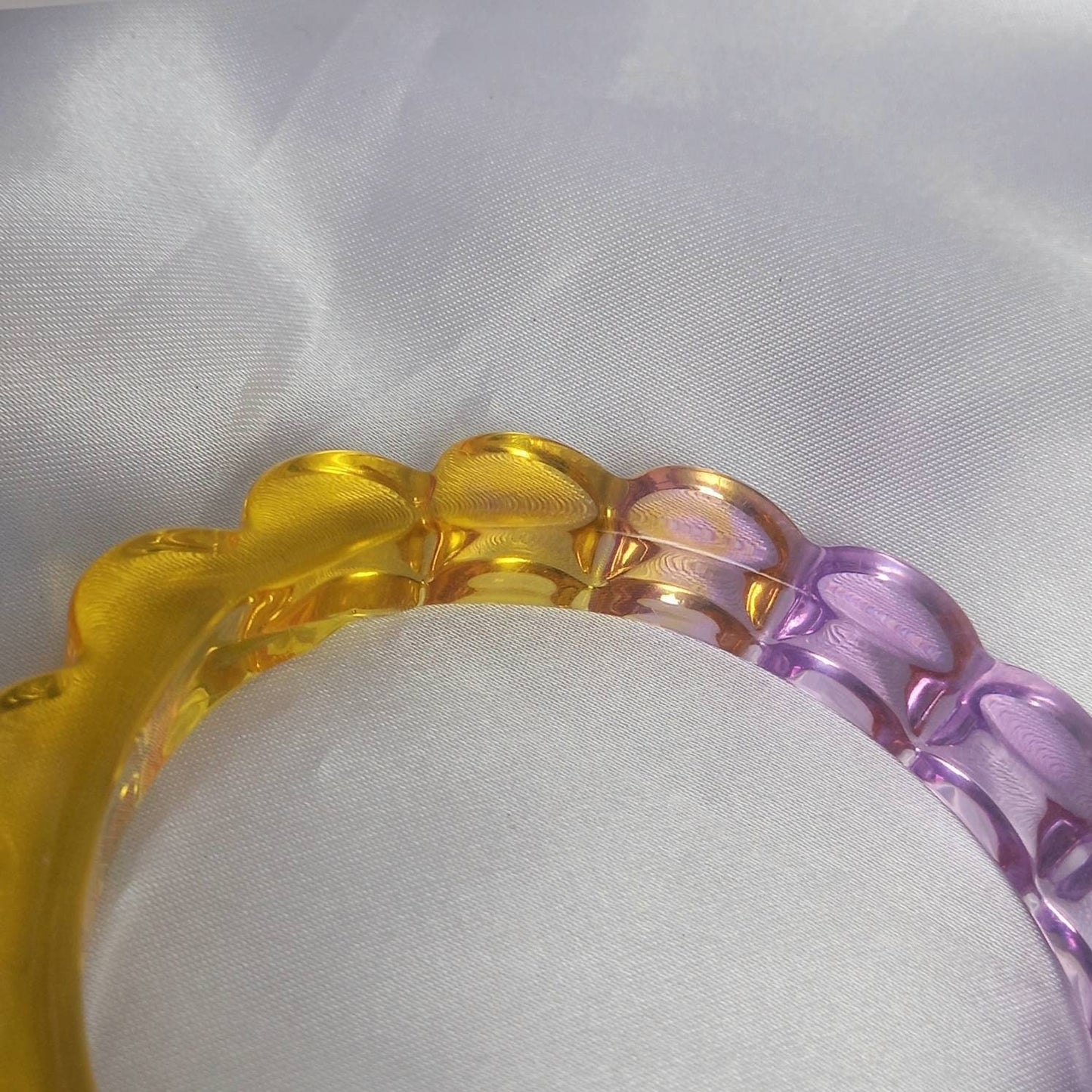 Chunky Purple & Orange Resin Bracelet - Chunky Bracelets,Resin Bracelet,Purple Bracelet In The UK,Chunky jewellery,Purple Resin Jewellery