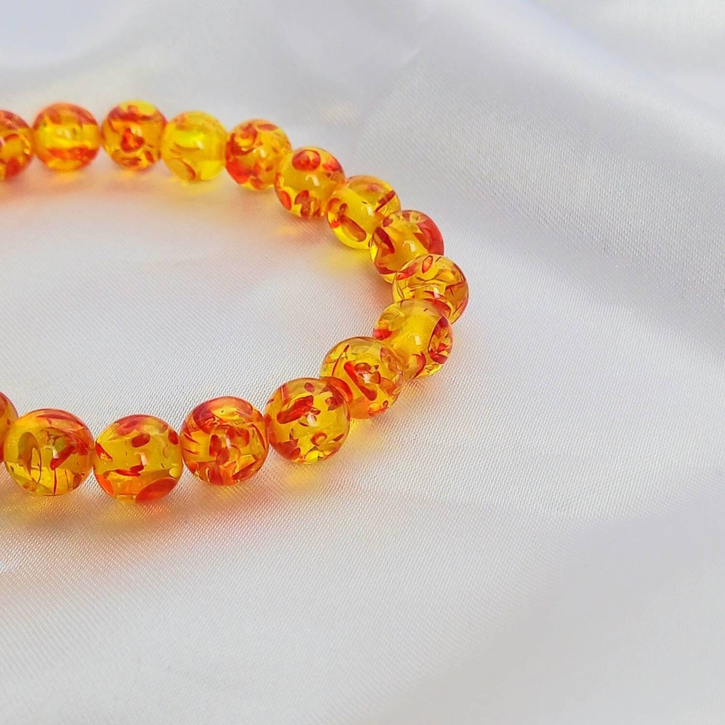 Orange Bead Bracelets - Bead Jewellery In The UK,Bead Bracelets In The UK,Orange Bracelet,Orange Bracelet,Orange Beaded Bracelets