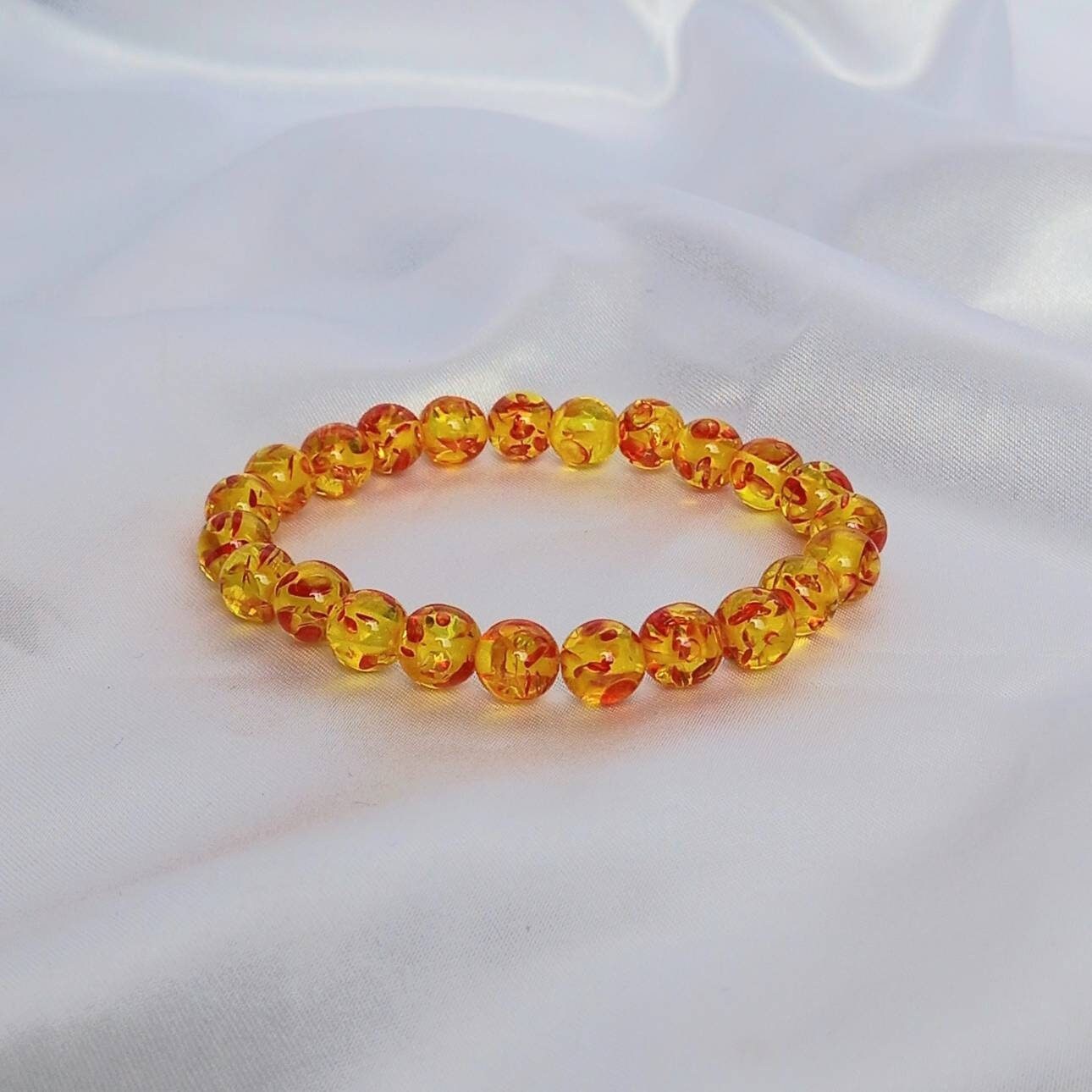 Orange Bead Bracelets - Bead Jewellery In The UK,Bead Bracelets In The UK,Orange Bracelet,Orange Bracelet,Orange Beaded Bracelets