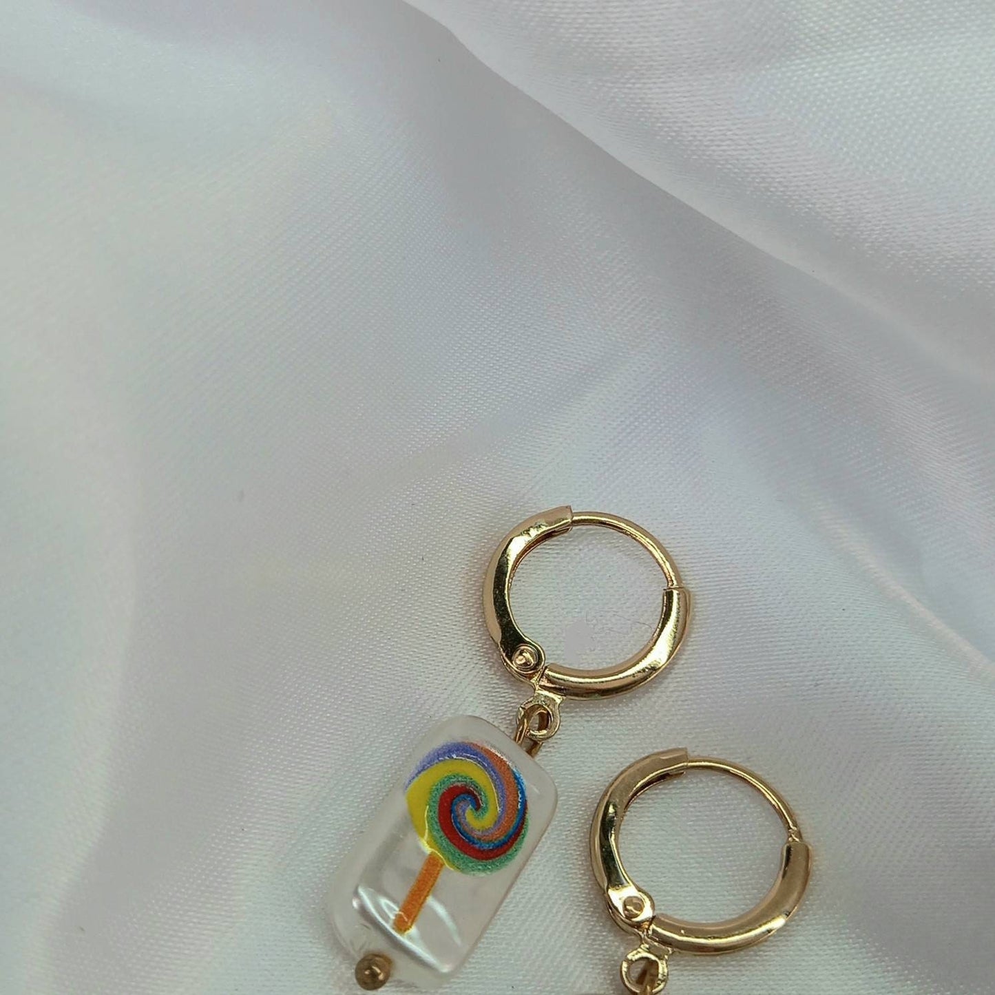 Faux Pearl Lollipop Drop Earrings - Small Pearl Earrings,Small Gold Earrings,Lolly Earrings,Small Drop Earrings,Pearl Earrings In The UK