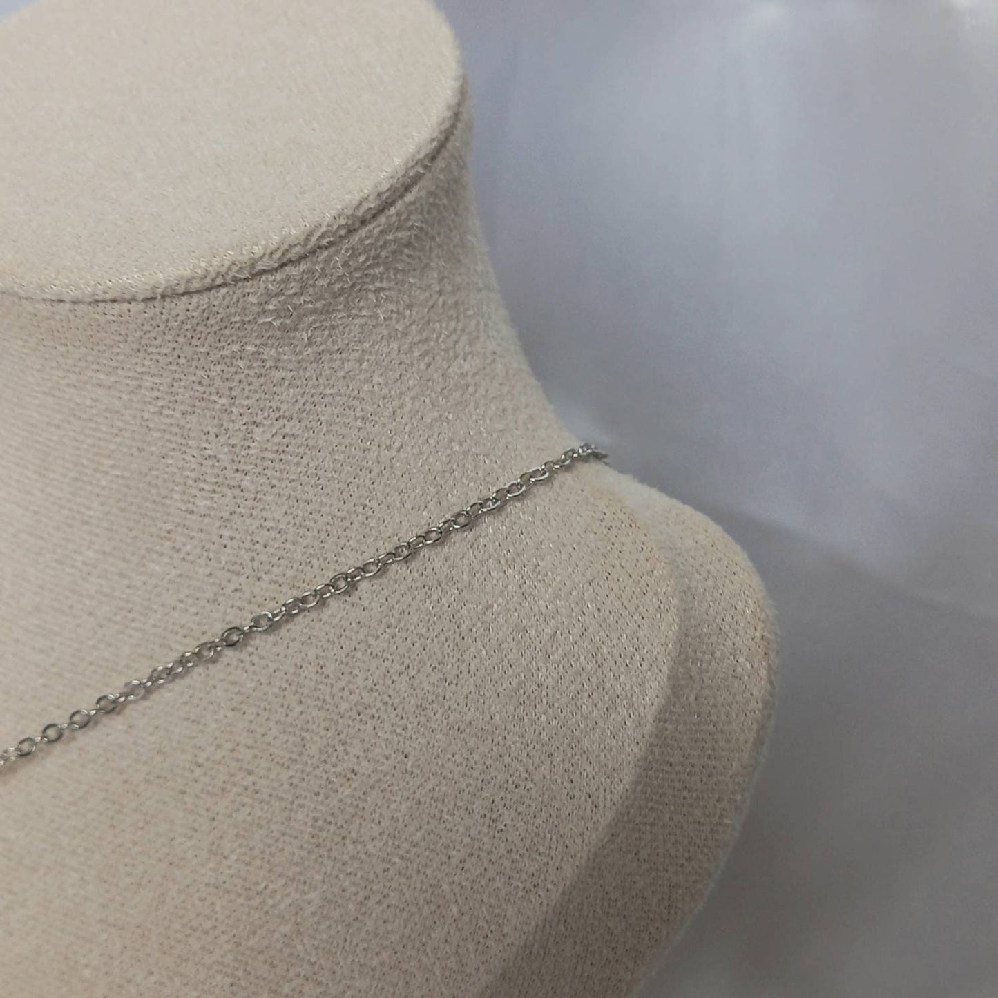 Silver & Blue Pendant Necklace - Blue Charm,Silver Necklaces In The UK,Blue Necklace,Silver Jewellery In The UK,Blue Jewellery In The UK