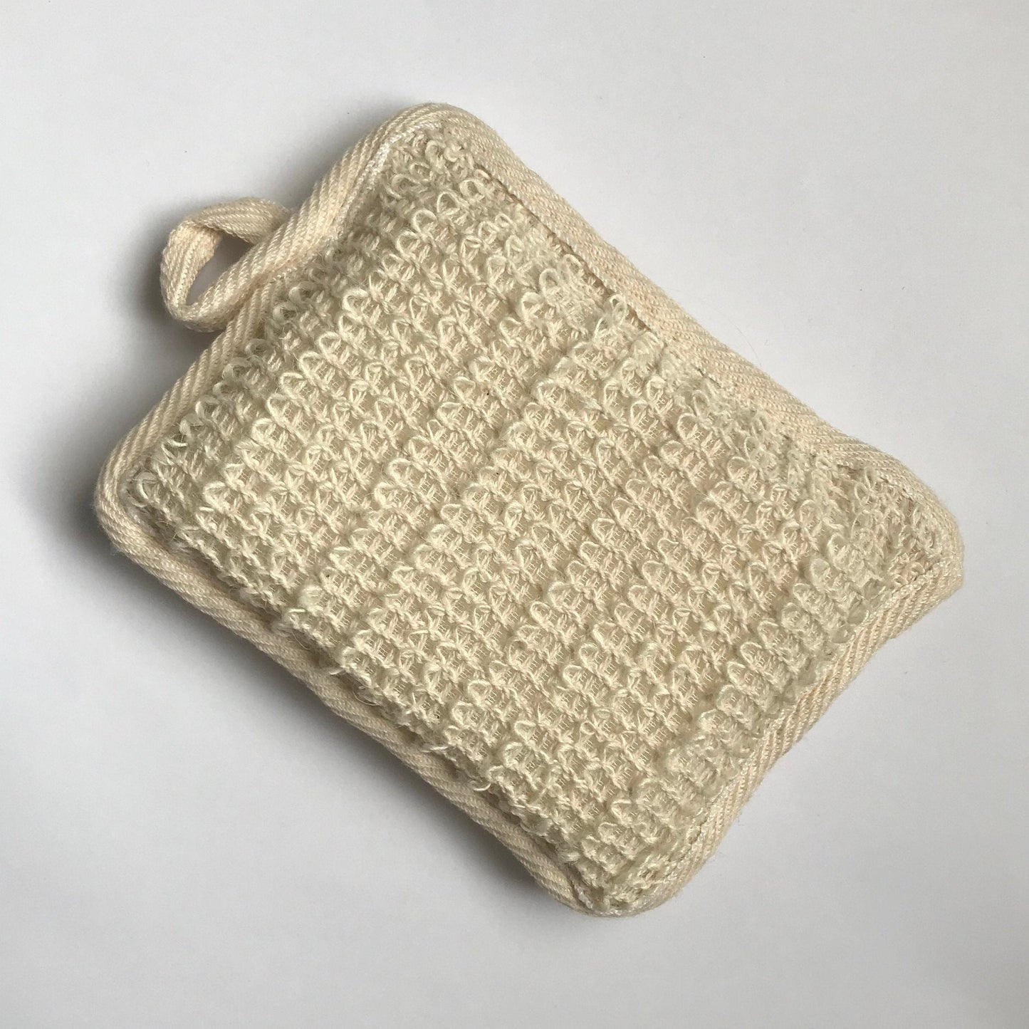 Exfoliating Woven Sisal Pad - Scrubber, Natural Fiber Washcloth, Eco Friendly, Health, Beauty, Bath Accessory, Shower Accessory