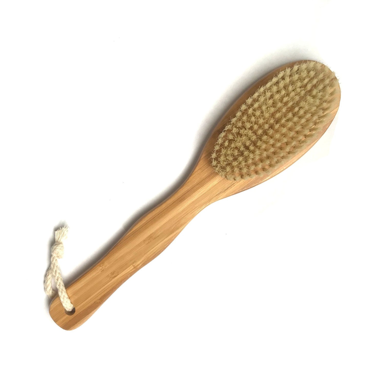 Sustainable Natural Wooden Bamboo Body Brush - Eco Friendly, Massage Brush, Back Brush, Bath Accessory, Shower Accessory, Plastic Free