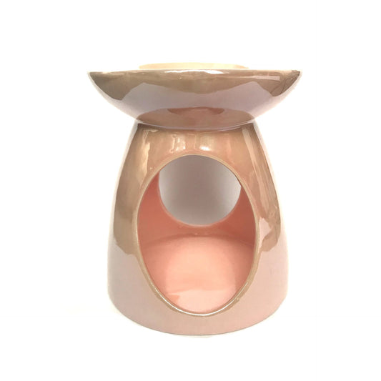 Pink Pearl Ceramic Oil Burner -  Wax Melt Burner, Home Decor, Home Living, Candle Warmers, Wax Warmer, Homeware, Essential Oils, Calming