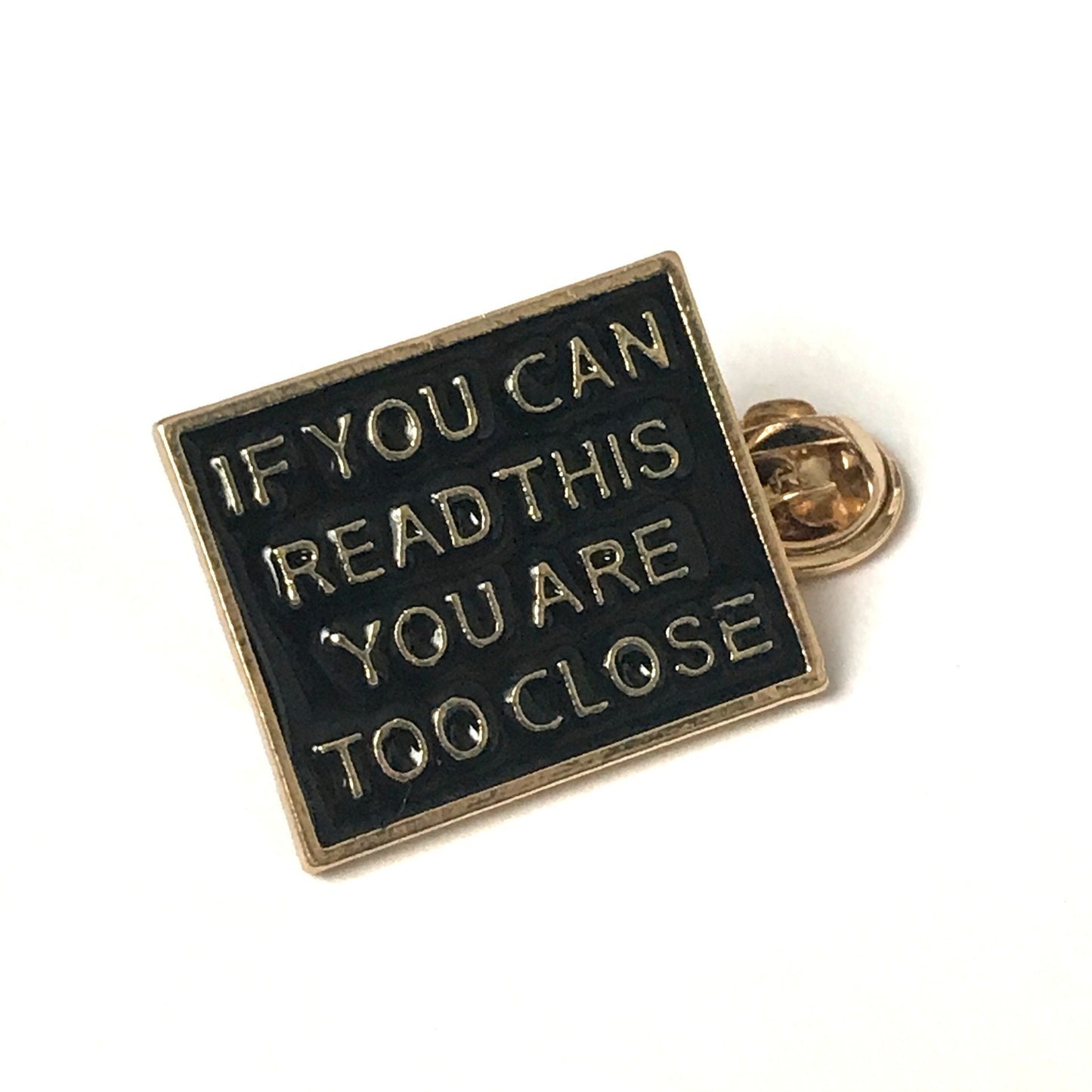 Social Distancing Brooch - Accessories, Clothes Pin, Funny Brooch, Funny Pin, Gold Brooch, Black Brooch, Clothes Clip, Clips, Jewellery