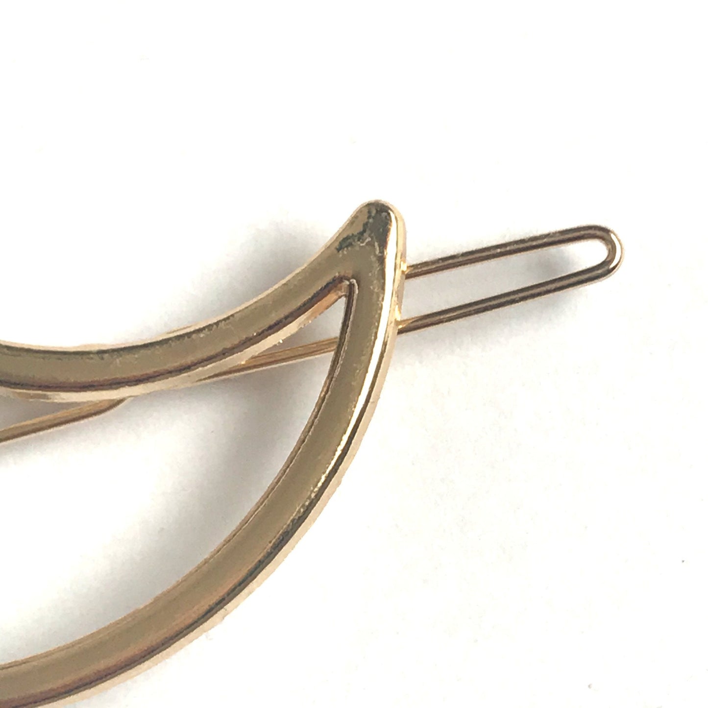 Gold Moon Hair Pin - Accessories, Gold Hair Pin, Pretty Hair Pin, Jewellery, Simple Hair Accessories, Minimalistic Hair Accessory, Hair Pins
