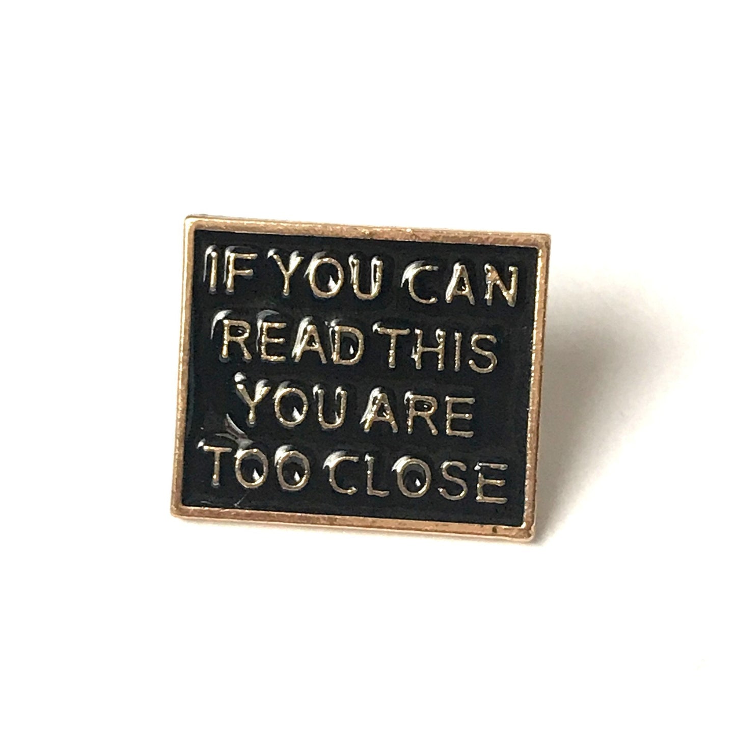 Social Distancing Brooch - Accessories, Clothes Pin, Funny Brooch, Funny Pin, Gold Brooch, Black Brooch, Clothes Clip, Clips, Jewellery