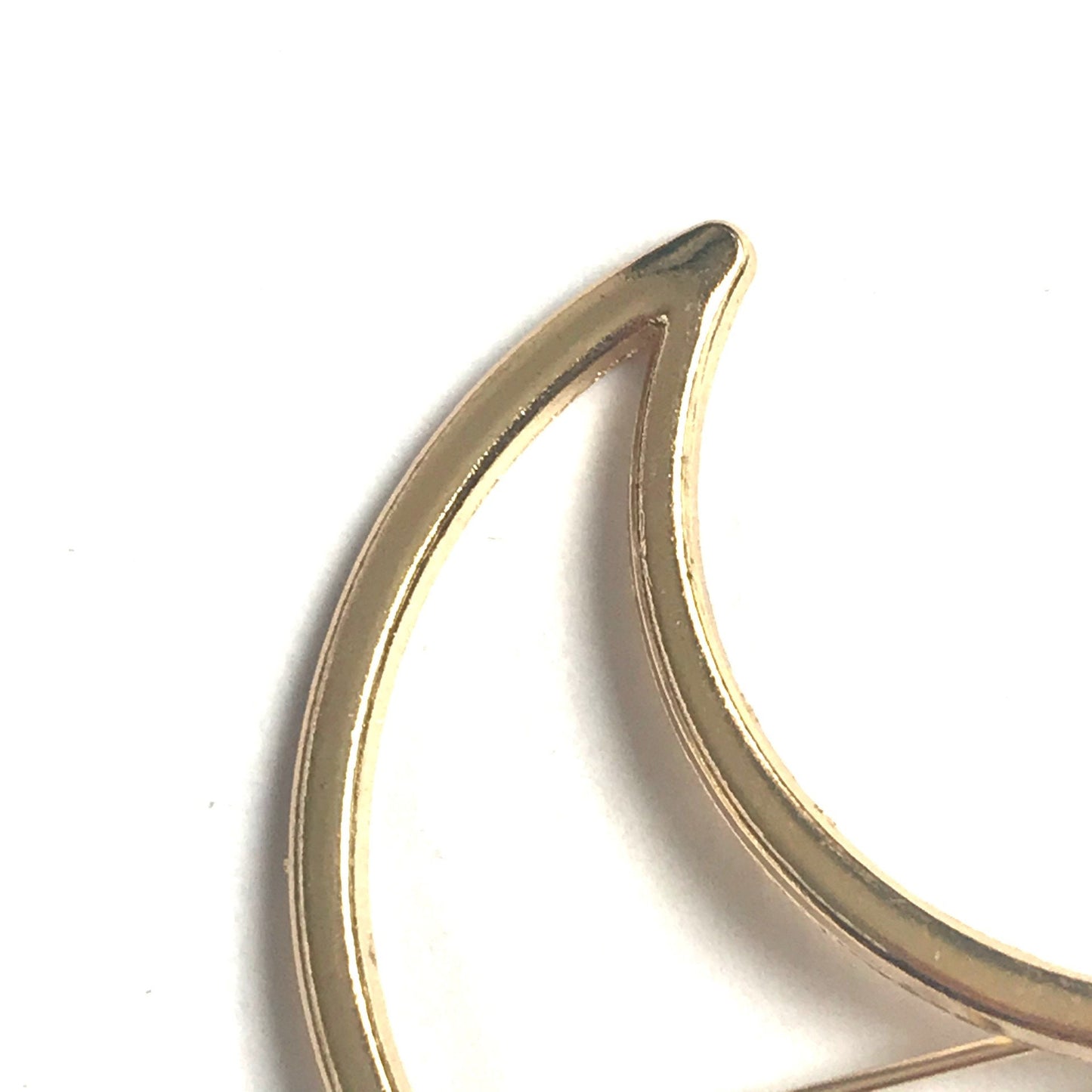 Gold Moon Hair Pin - Accessories, Gold Hair Pin, Pretty Hair Pin, Jewellery, Simple Hair Accessories, Minimalistic Hair Accessory, Hair Pins