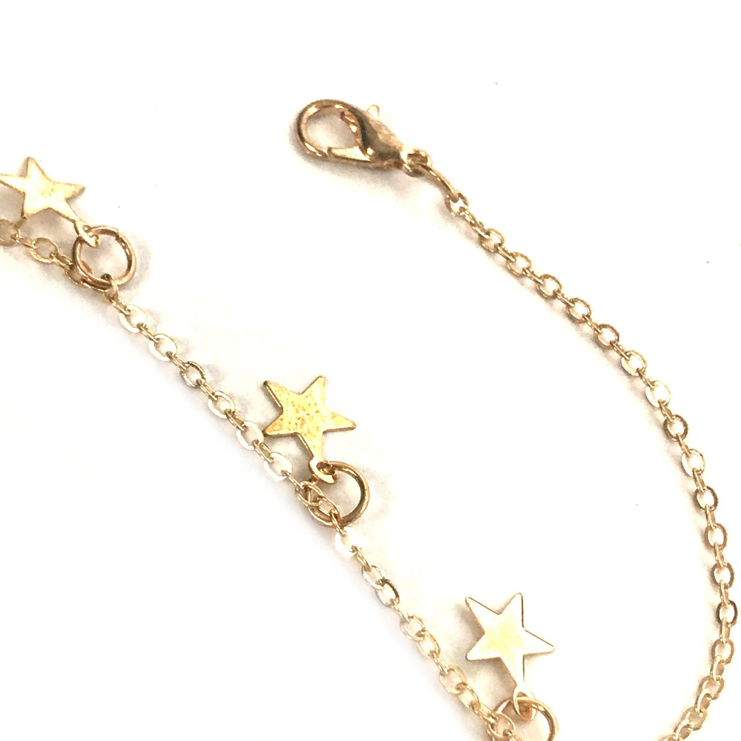 Gold Plated Star Choker Necklace - Jewellery, Accessories, Pendant Necklace, Choker Necklace, Charm Necklace, Star Charm Necklace