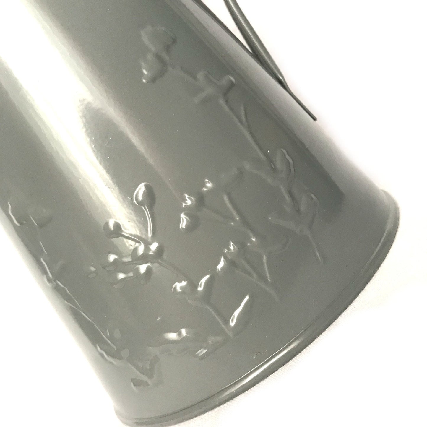 Metal Grey Jug - Botanical Jug, Grey Vase, Metal Jug, Flower Arranging, Decorative Jug, Homeware, Flowers,Home Decor, Dark Grey Flowers