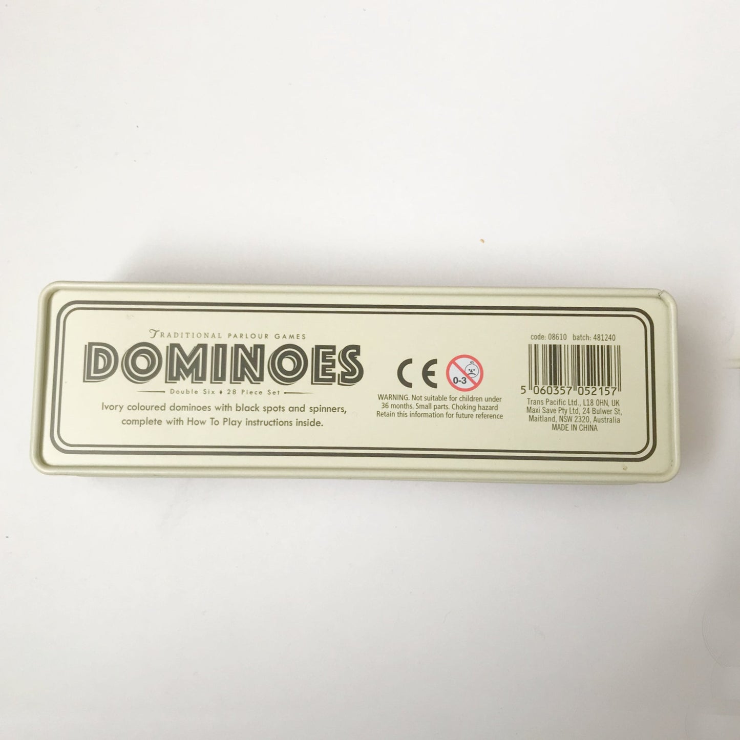 Dominoes Game - Christmas Game, Christmas Board Game, Lockdown Game, Classic Game, Family Game, Set Of Dominoes