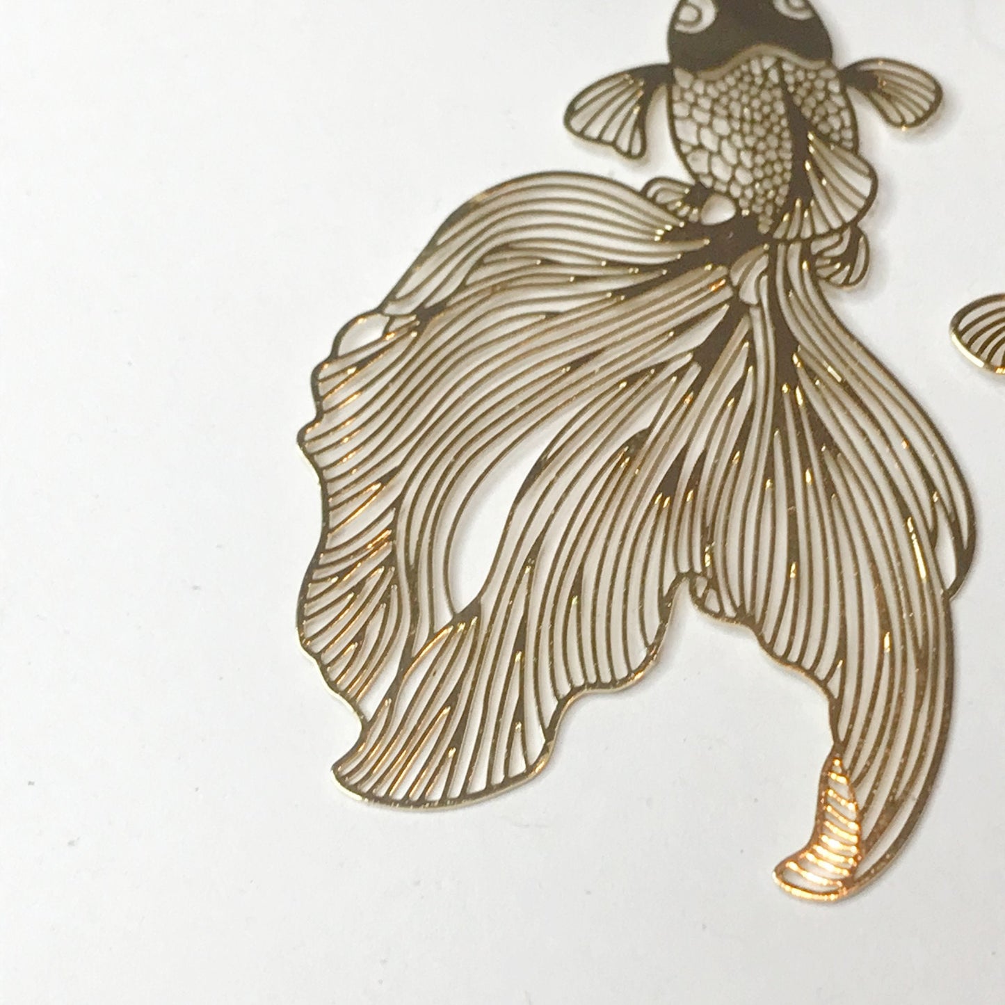 Gold Koi Fish Drop Earrings - Koi Earrings, Gold Drop Earrings, Gold Jewellery, Koi Fish Jewellery, Novelty, Funky Jewellery,Dangle Earrings