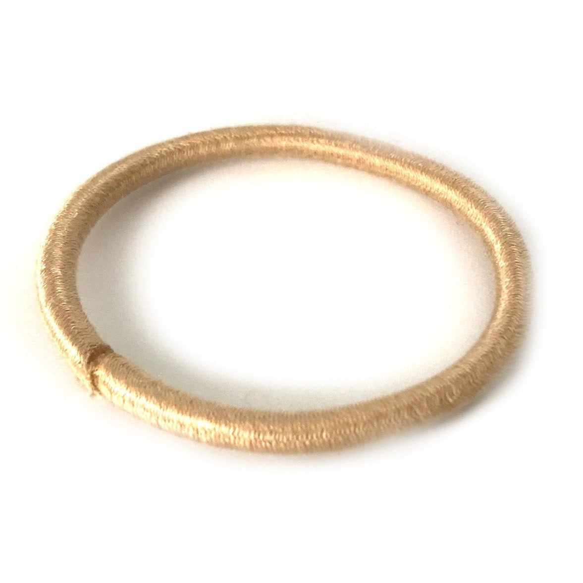 Biodegradable Tencel Hair Ties - Hair Bobbles, Compostable, Eco Friendly, Plastic Free, Hair Accessories, Neutral Colour, Endless, Snag Free