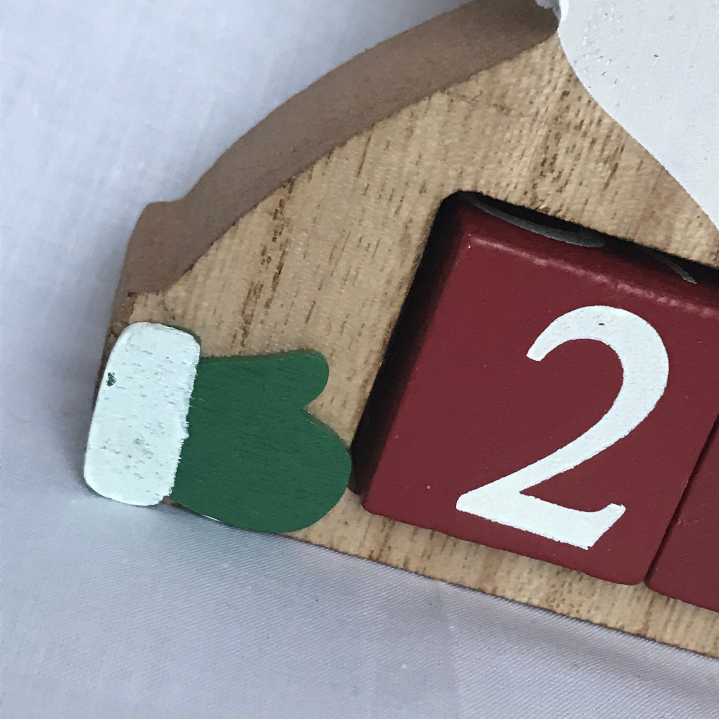 Wooden Santa Christmas Countdown - Advent Calendar, Santa Decor, Xmas Decoration, Christmas Decor, Days Until Christmas, Snow, Santa Claus